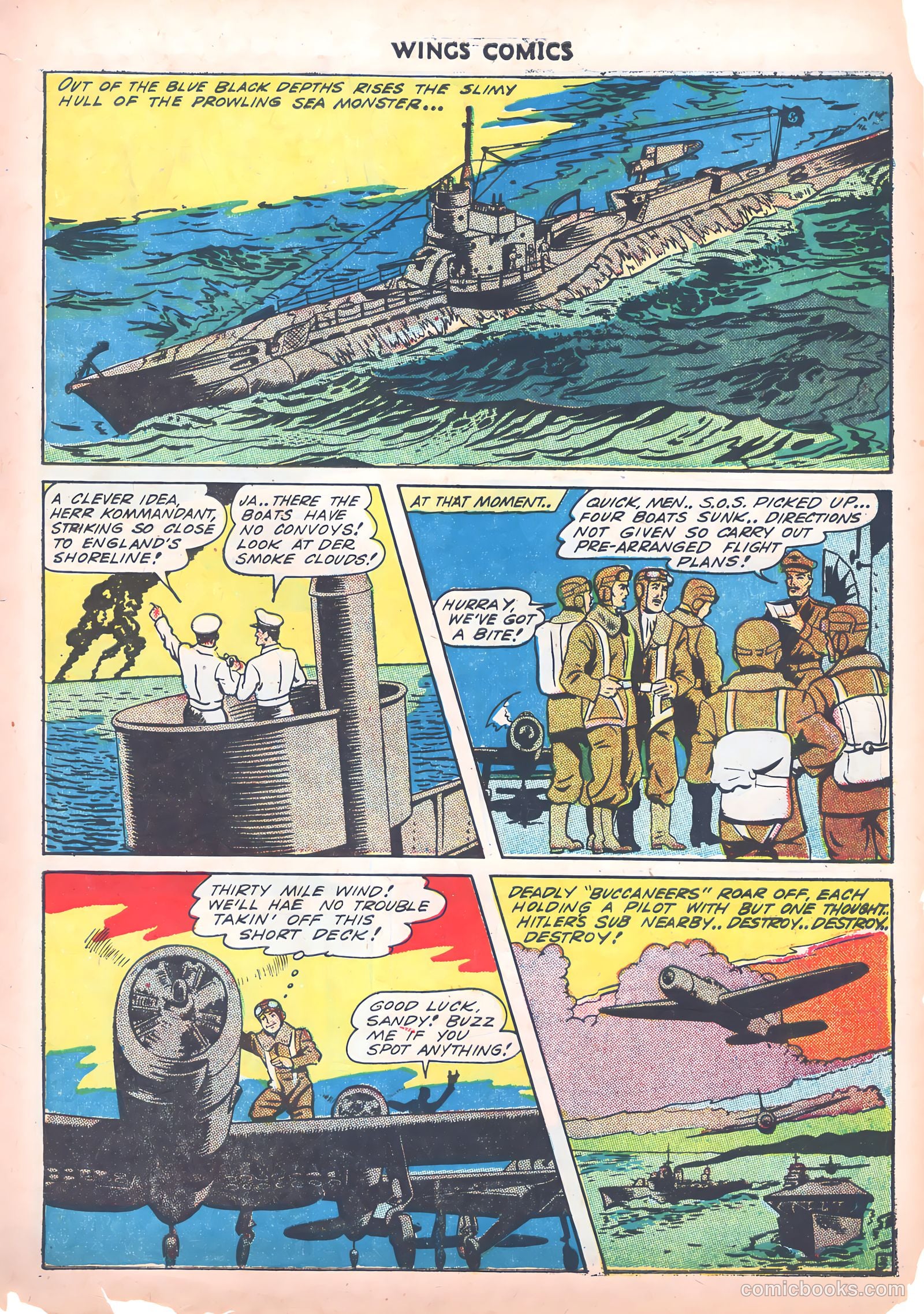 Wings Comics #39 (1943) — page 47 of 60