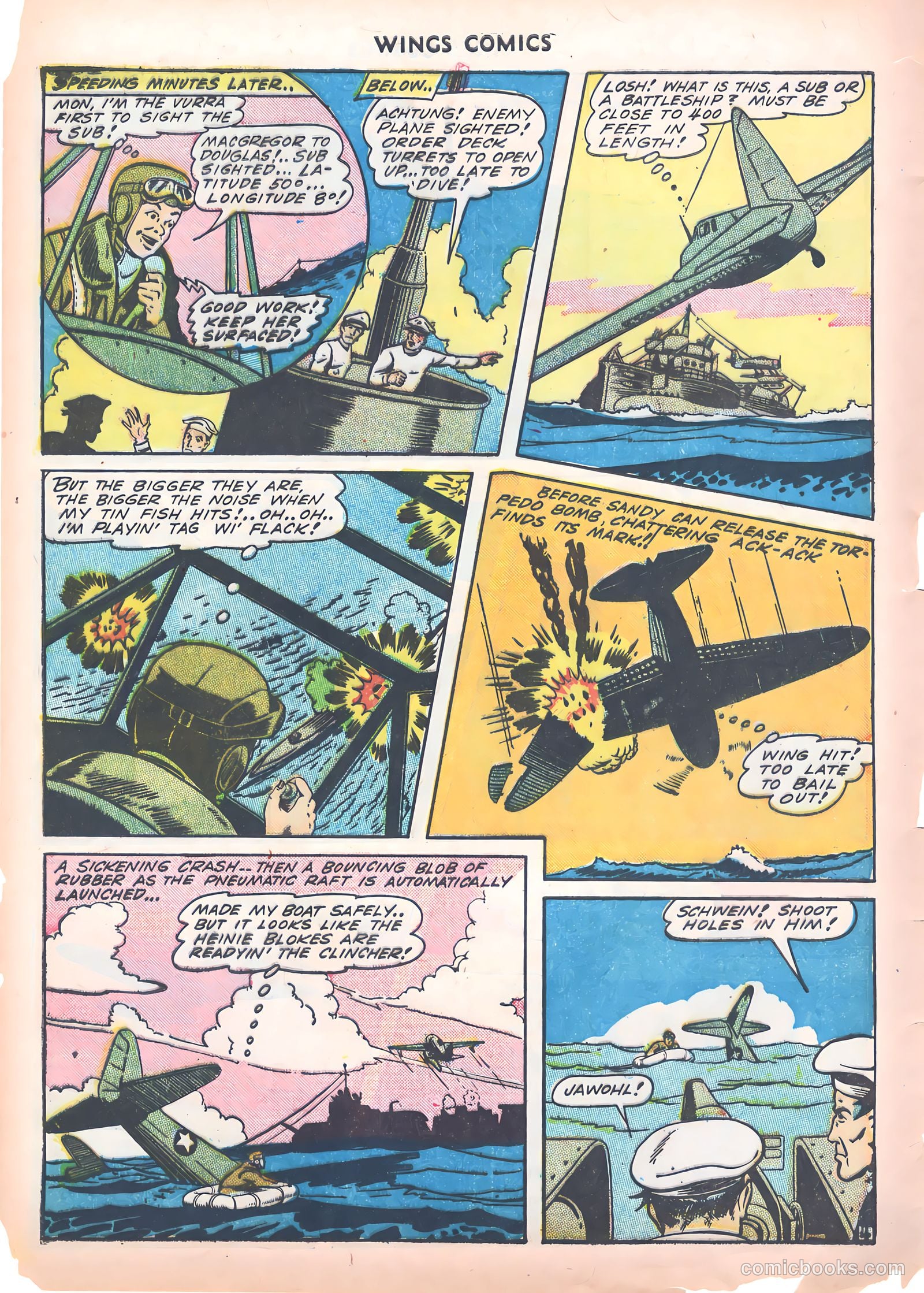 Wings Comics #39 (1943) — page 48 of 60