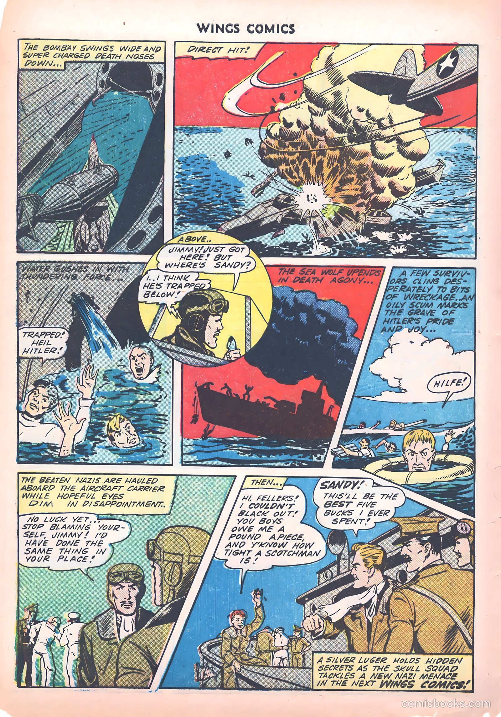 Wings Comics #39 (1943) — page 50 of 60