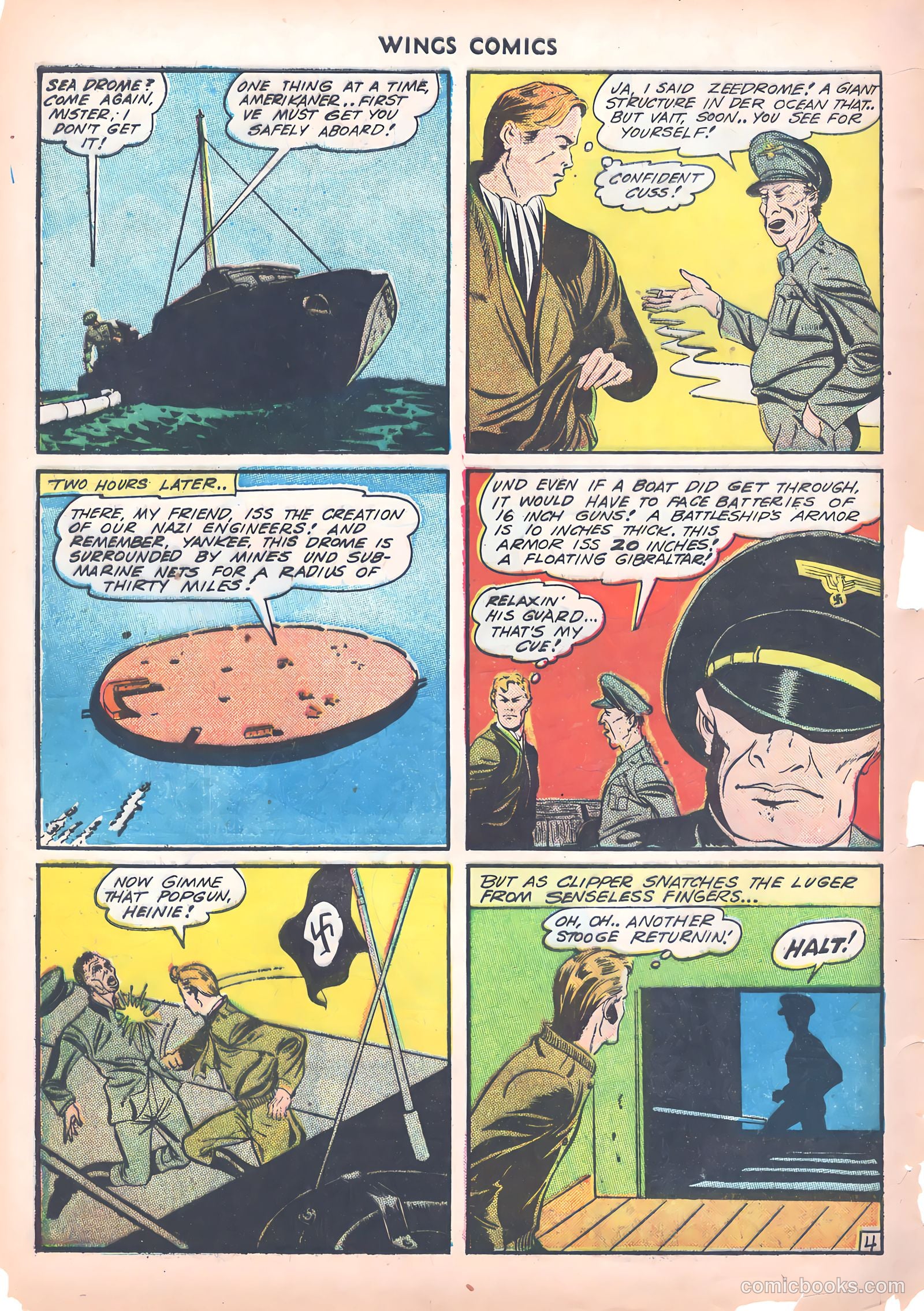 Wings Comics #39 (1943) — page 54 of 60