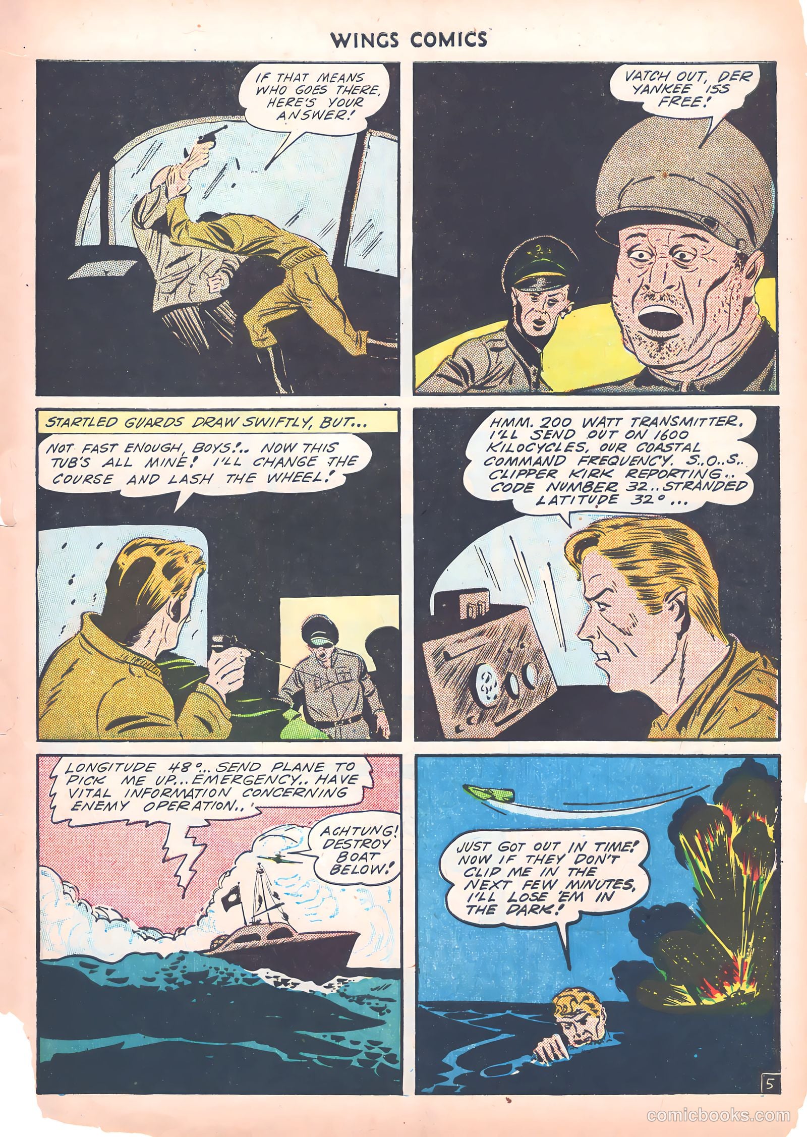 Wings Comics #39 (1943) — page 55 of 60