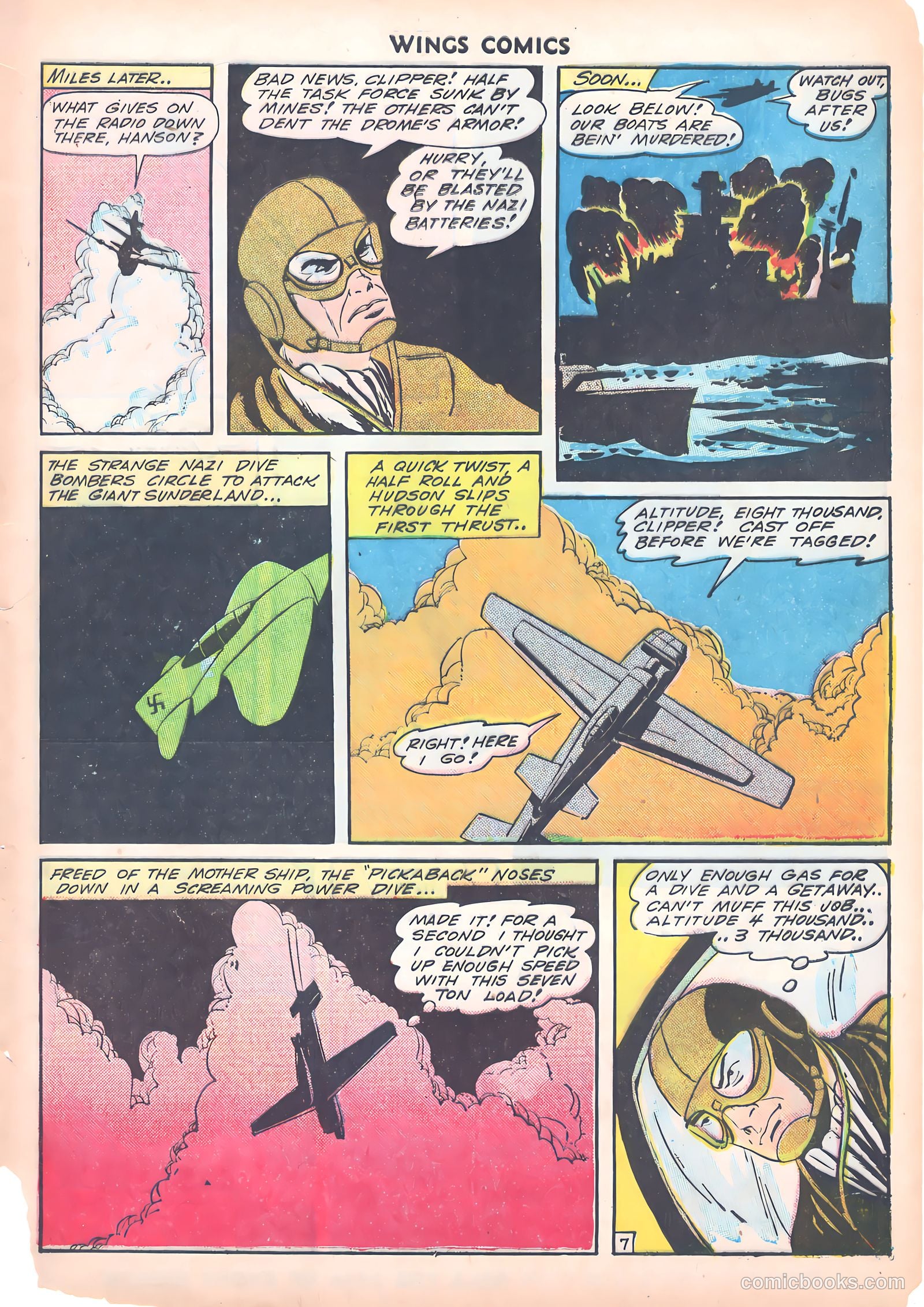 Wings Comics #39 (1943) — page 57 of 60
