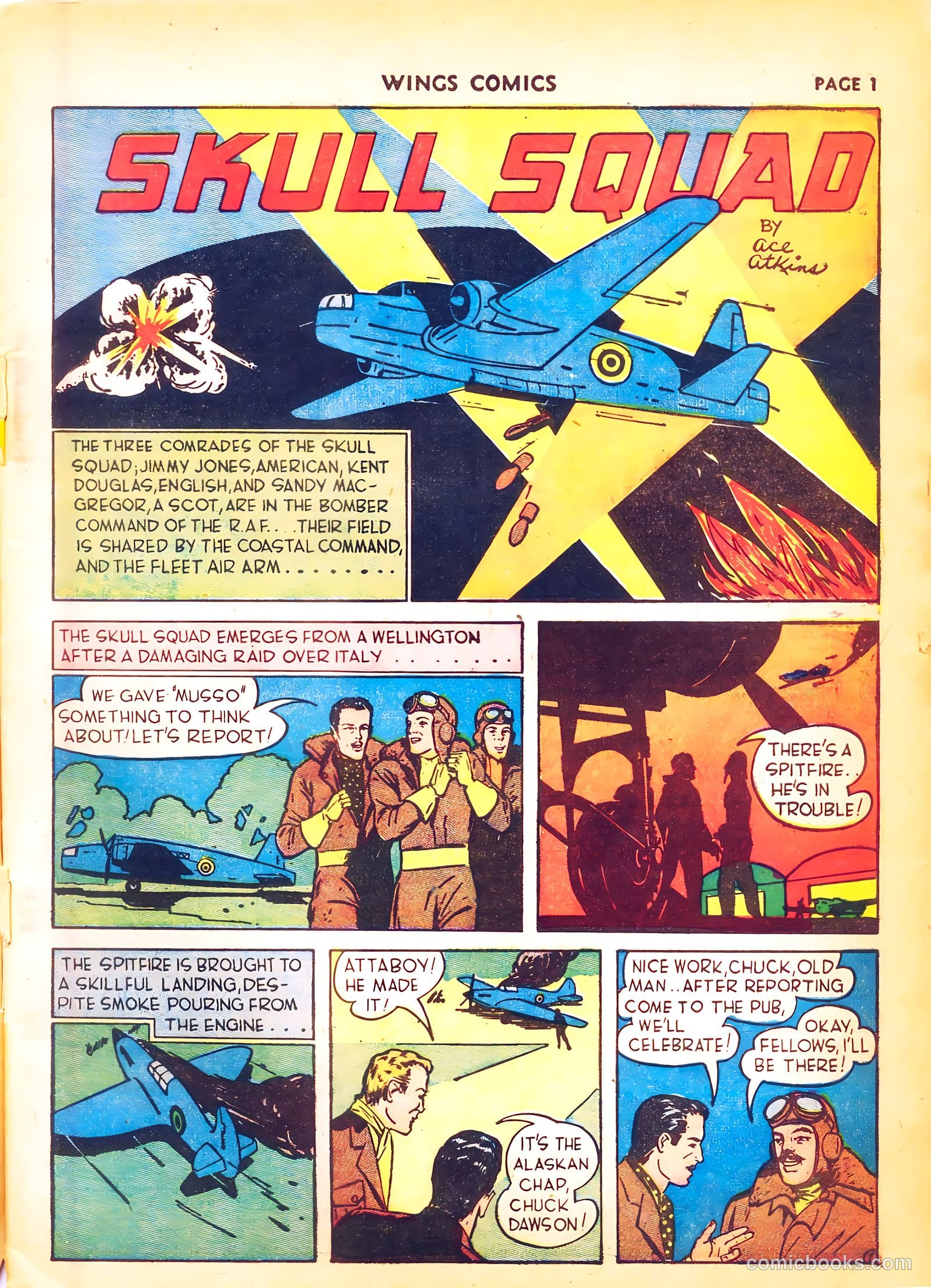 Wings Comics #4 (1940) — page 3 of 68