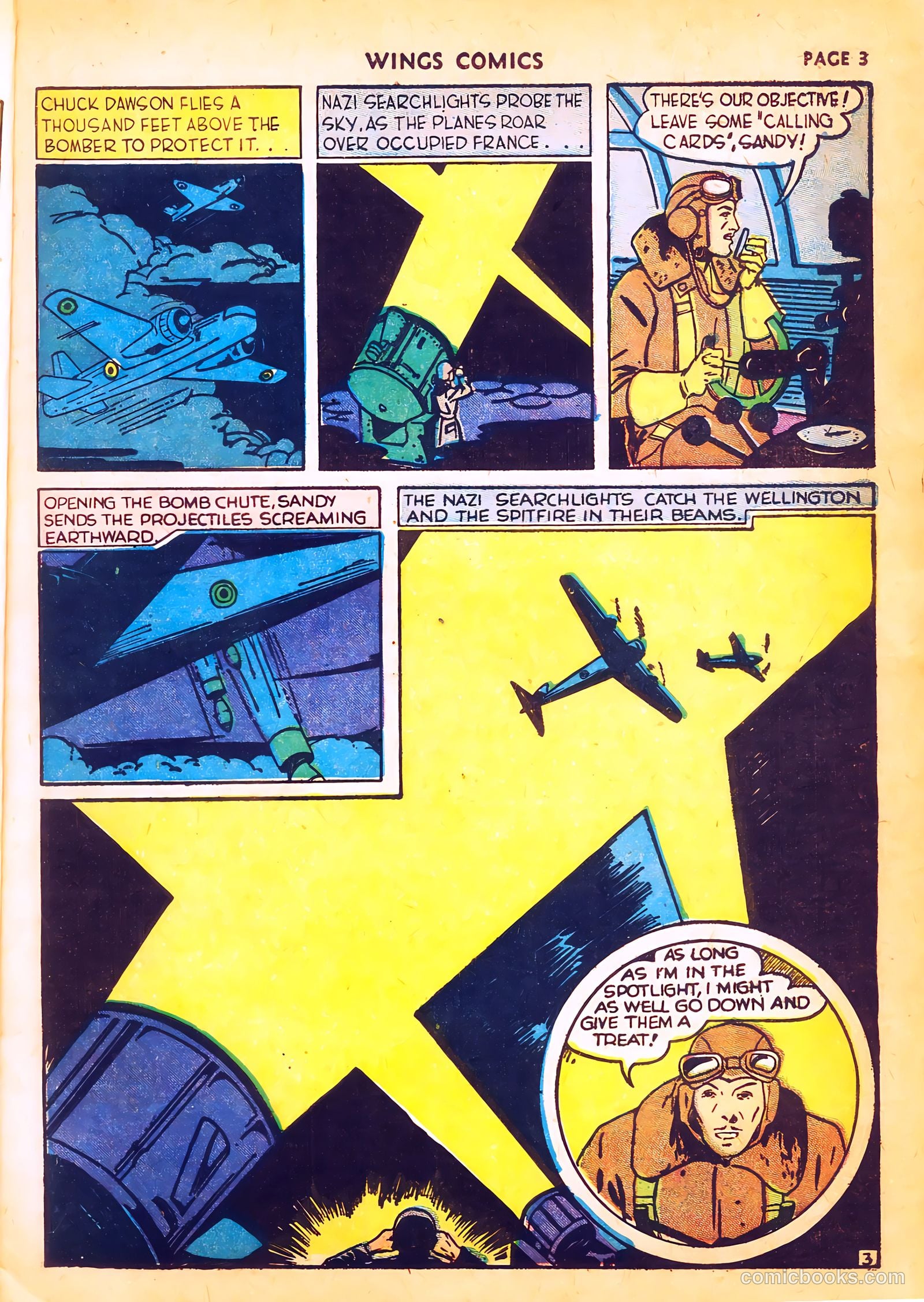 Wings Comics #4 (1940) — page 5 of 68
