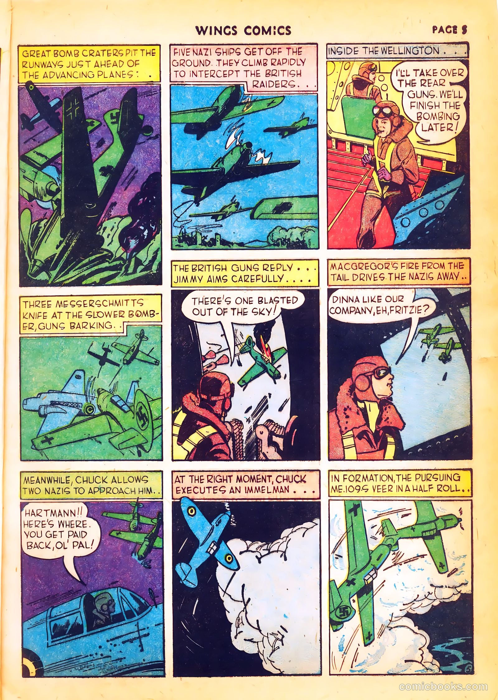 Wings Comics #4 (1940) — page 7 of 68
