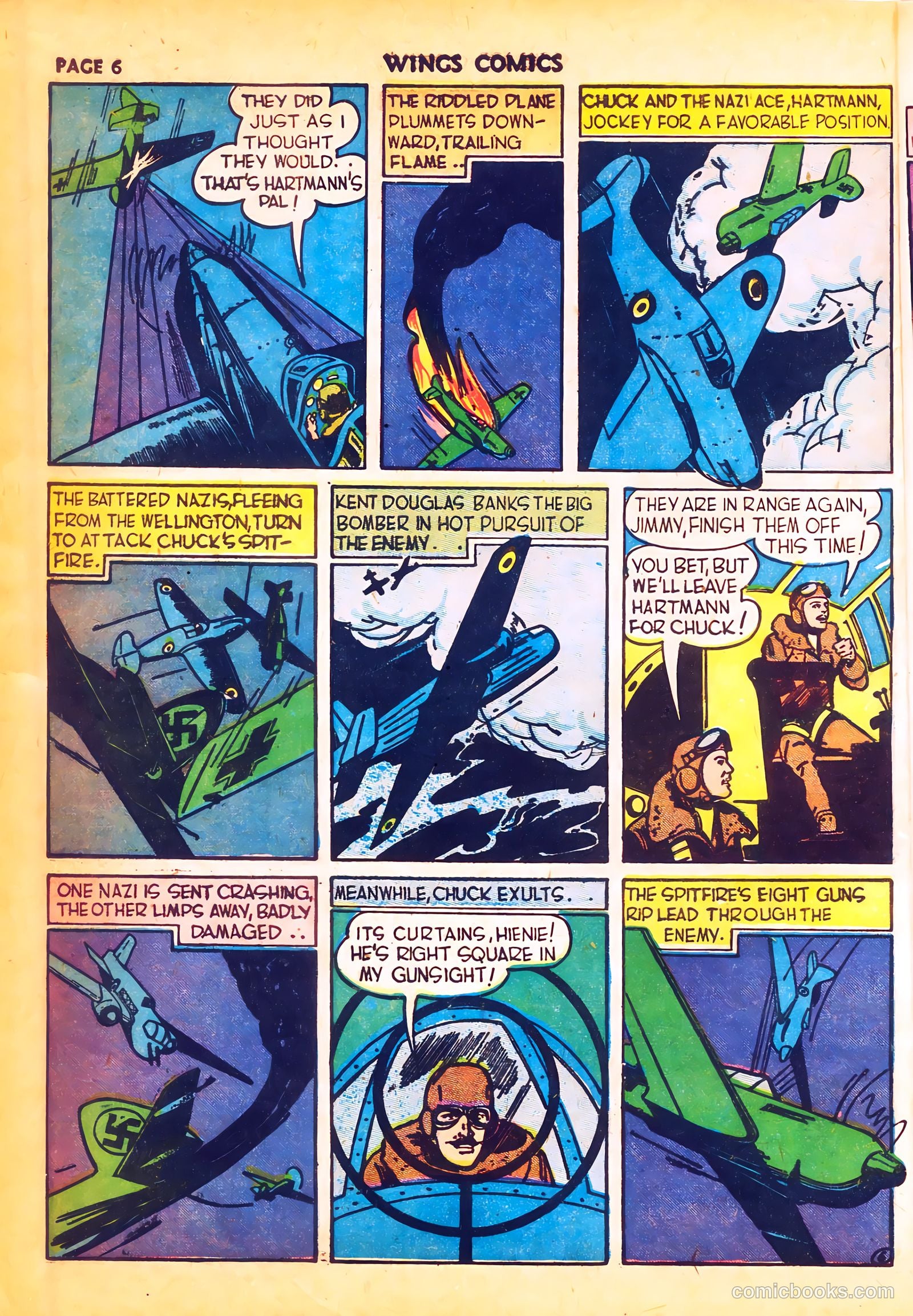 Wings Comics #4 (1940) — page 8 of 68
