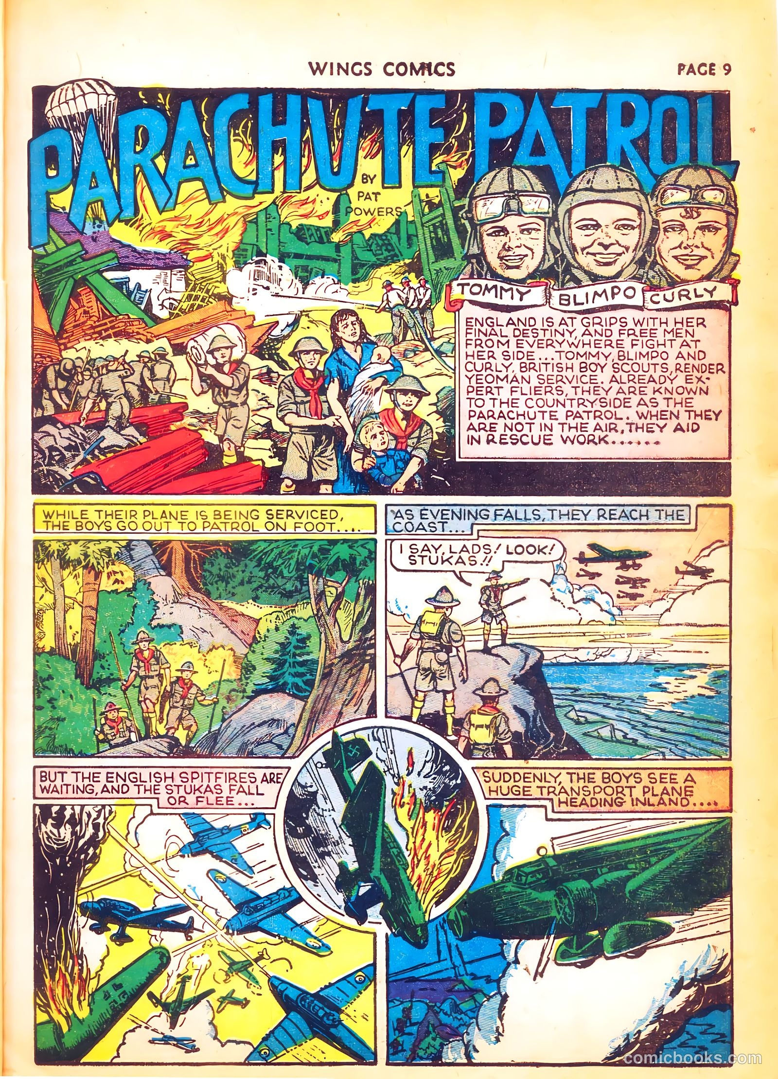 Wings Comics #4 (1940) — page 11 of 68