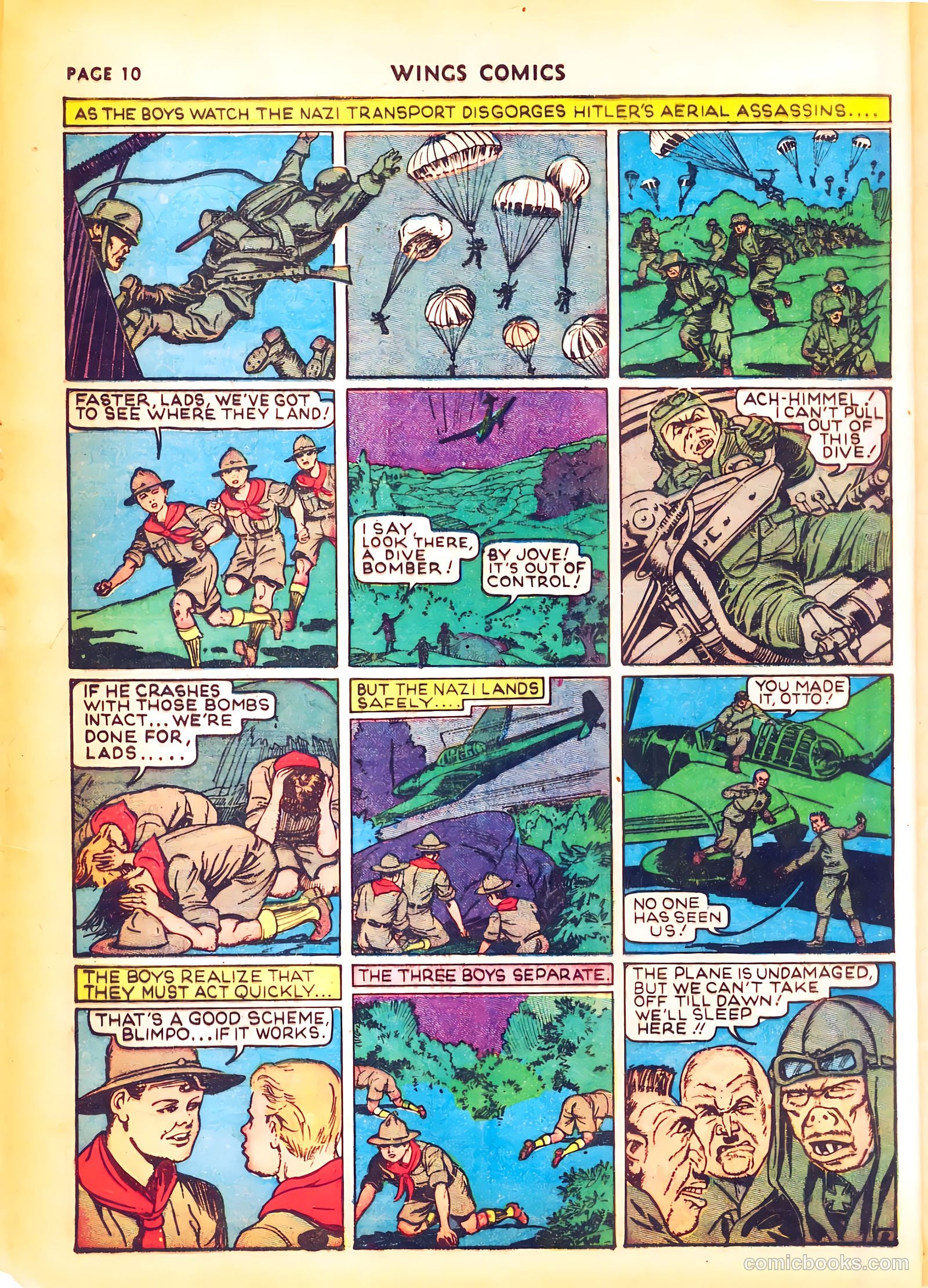 Wings Comics #4 (1940) — page 12 of 68