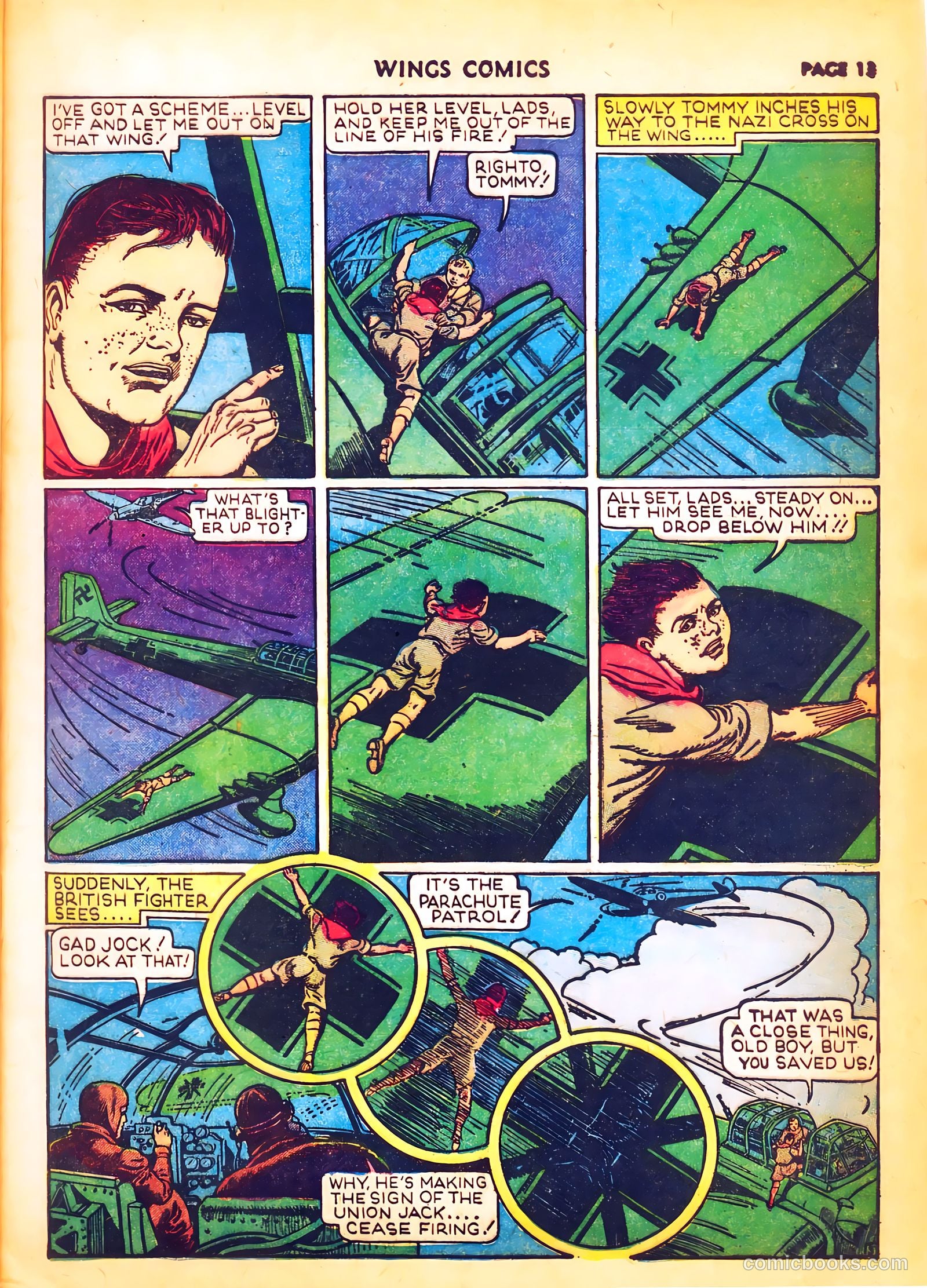 Wings Comics #4 (1940) — page 15 of 68