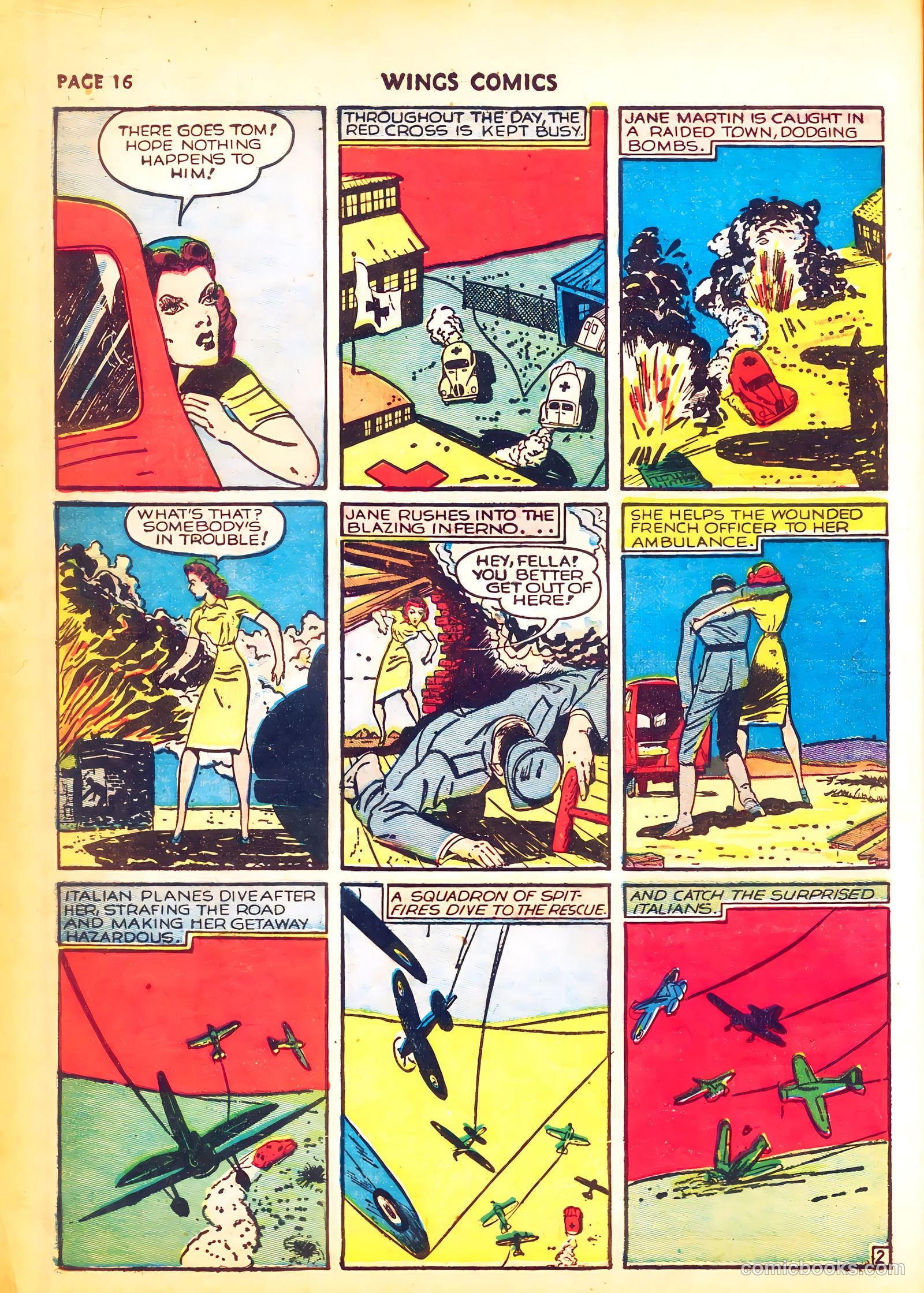 Wings Comics #4 (1940) — page 18 of 68