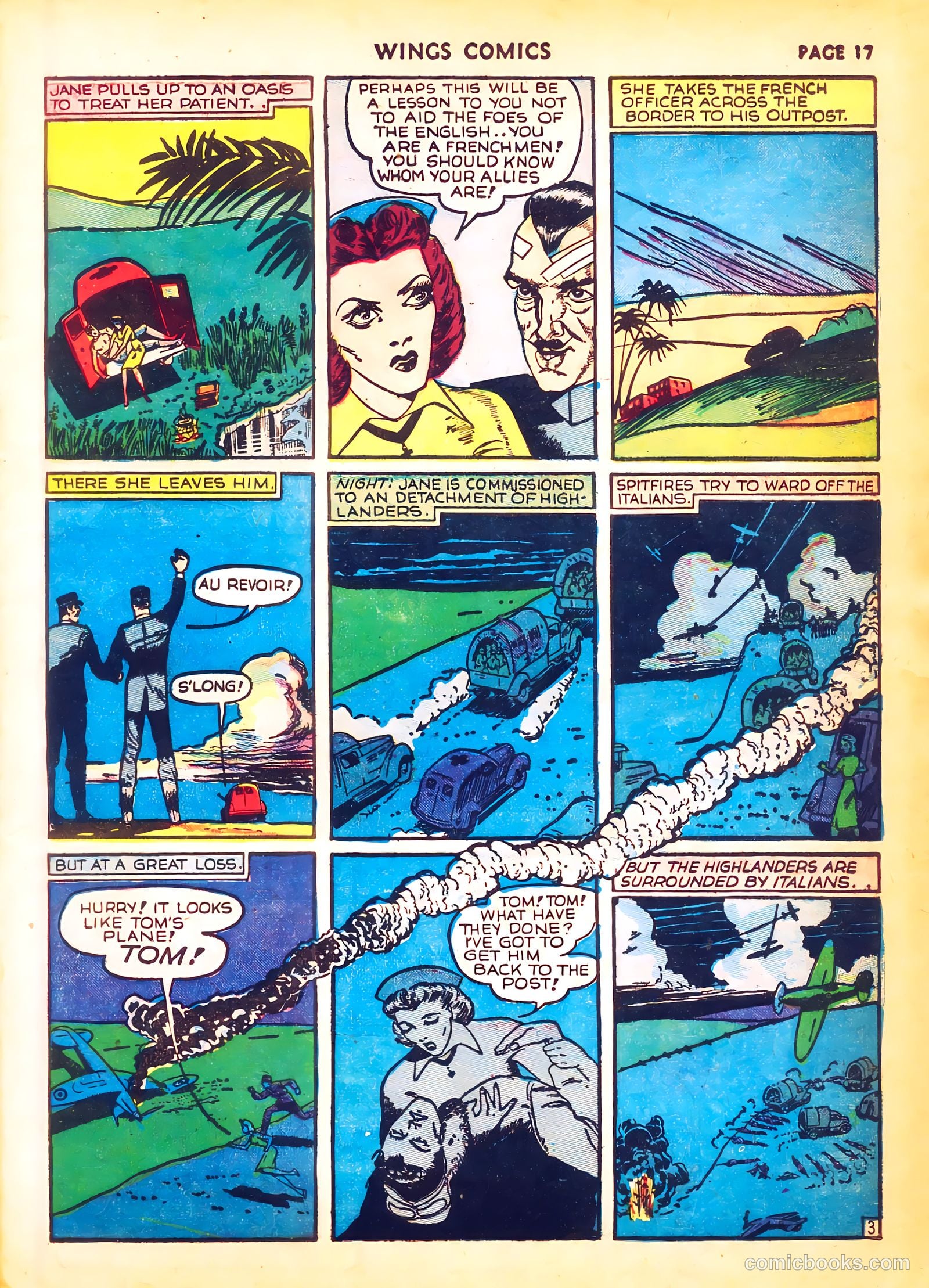 Wings Comics #4 (1940) — page 19 of 68