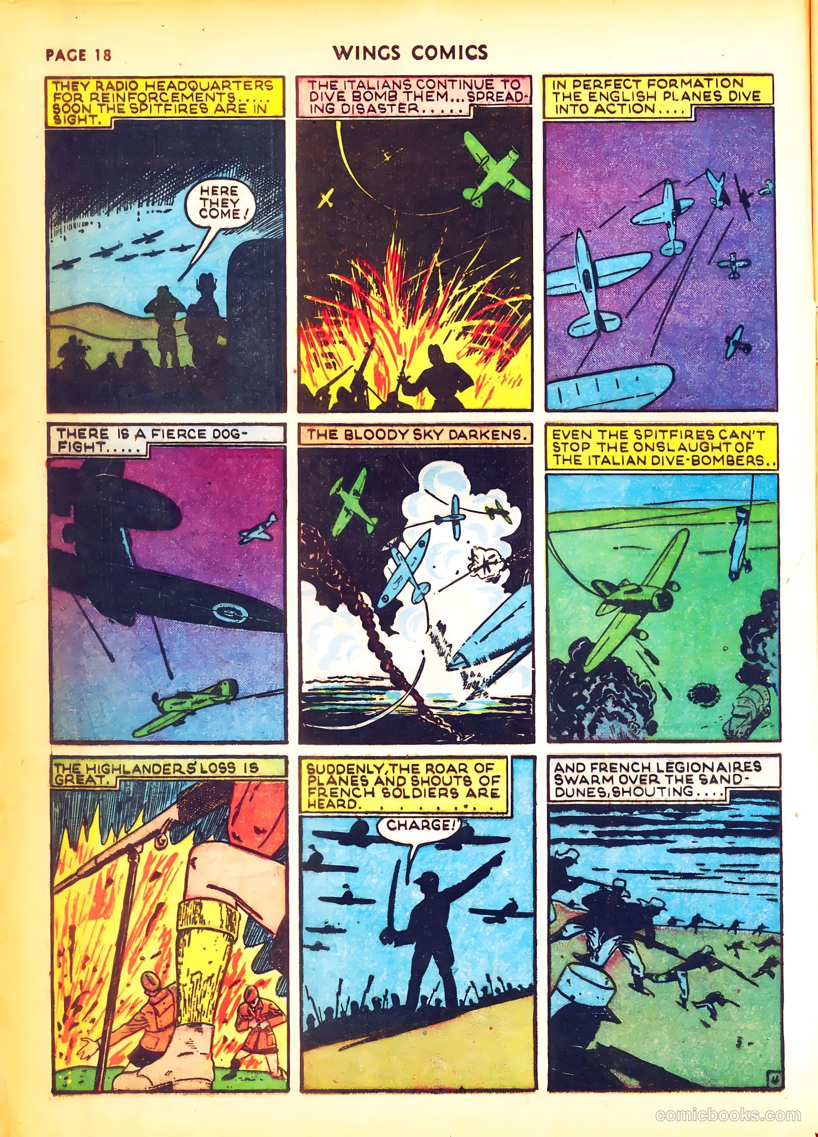 Wings Comics #4 (1940) — page 20 of 68