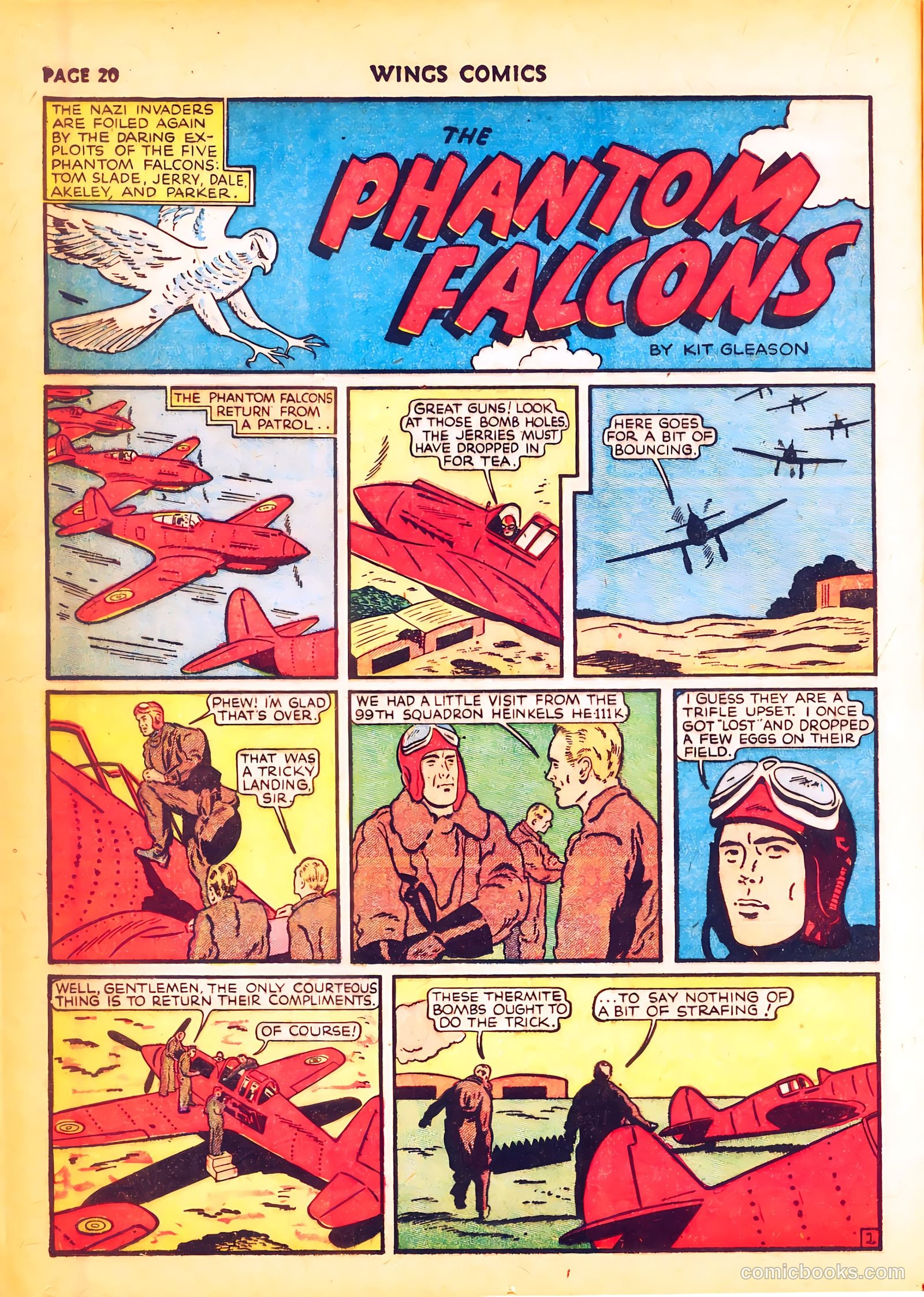 Wings Comics #4 (1940) — page 22 of 68
