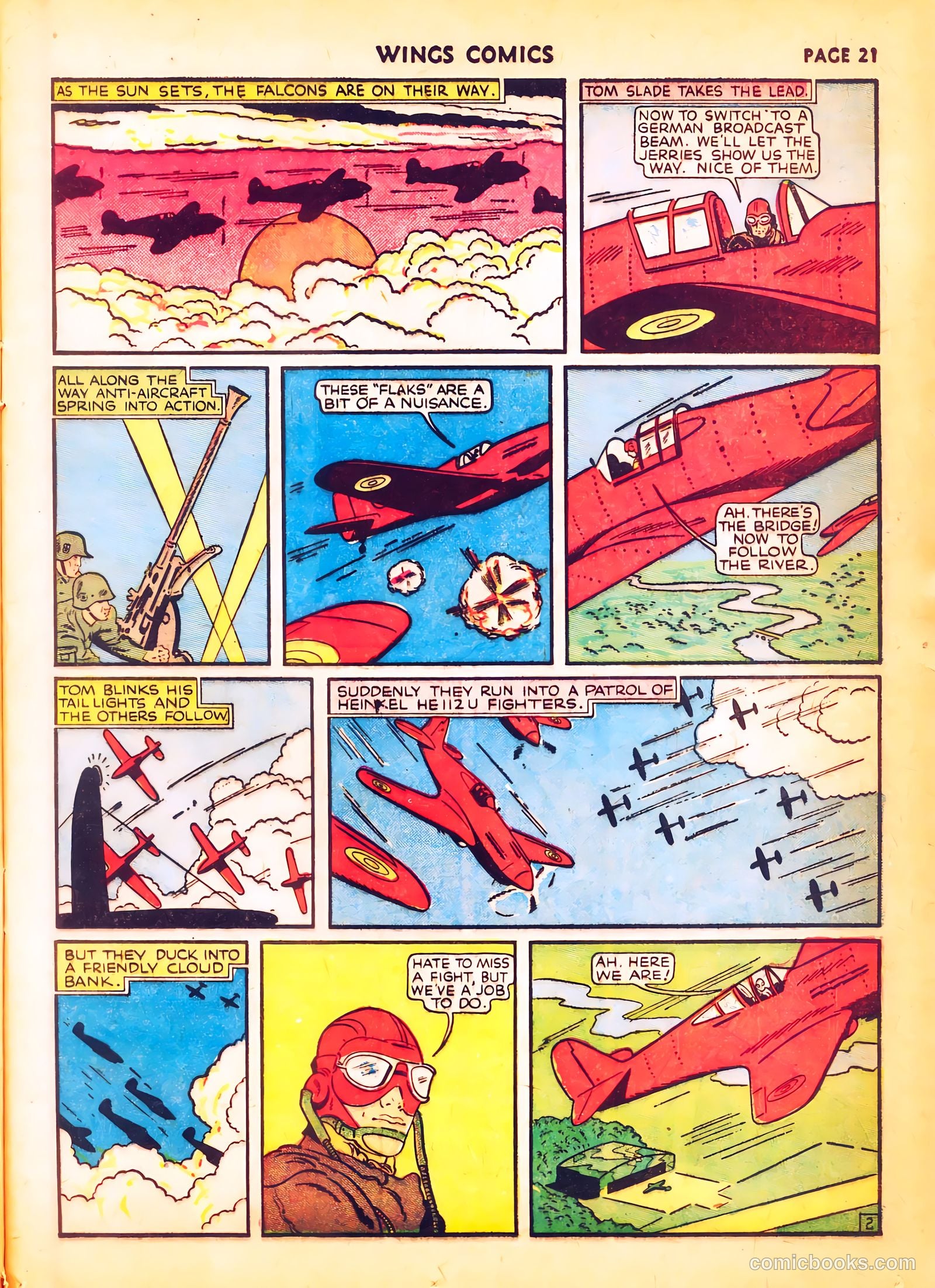 Wings Comics #4 (1940) — page 23 of 68