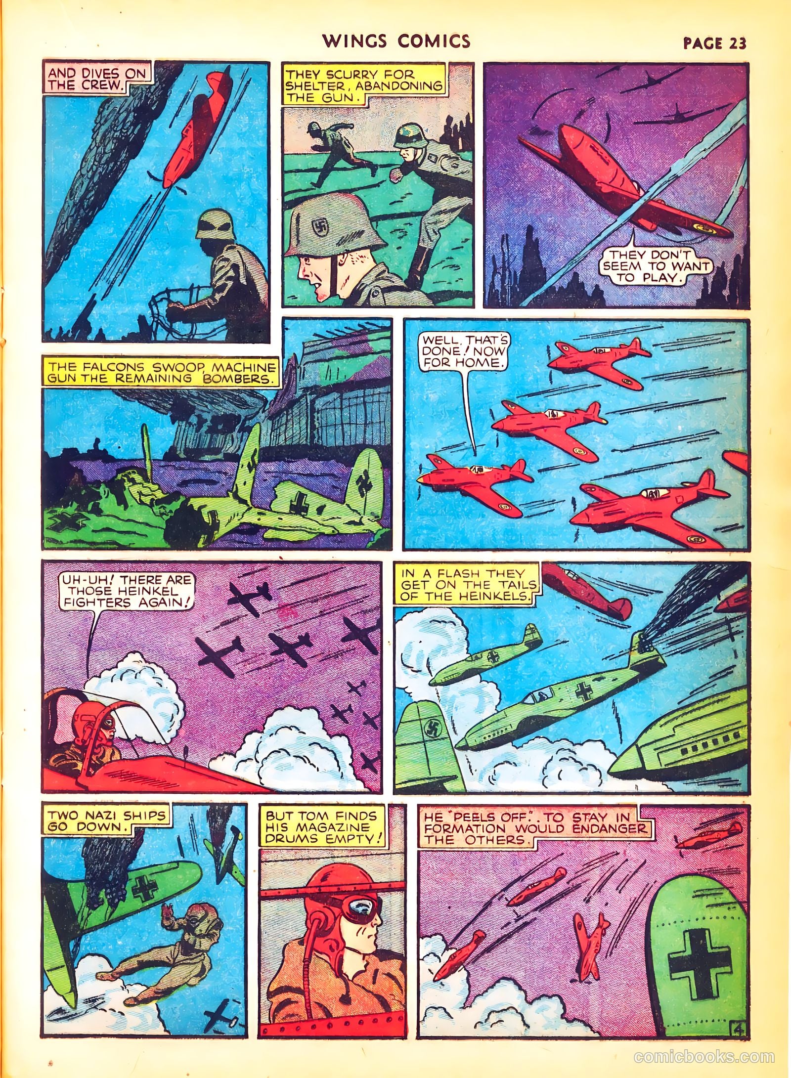 Wings Comics #4 (1940) — page 25 of 68