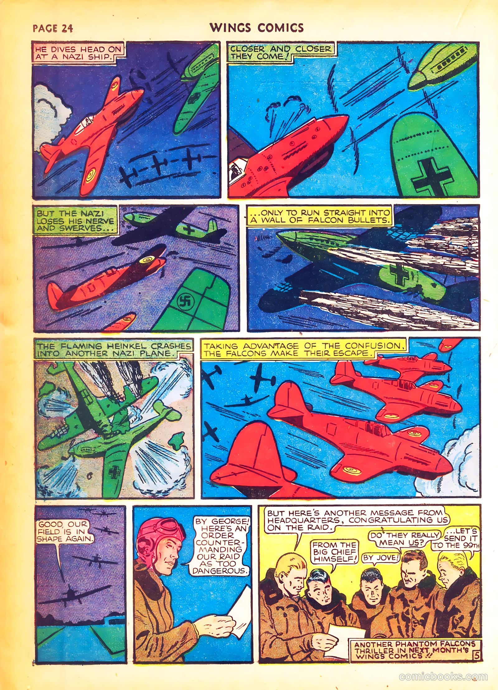 Wings Comics #4 (1940) — page 26 of 68