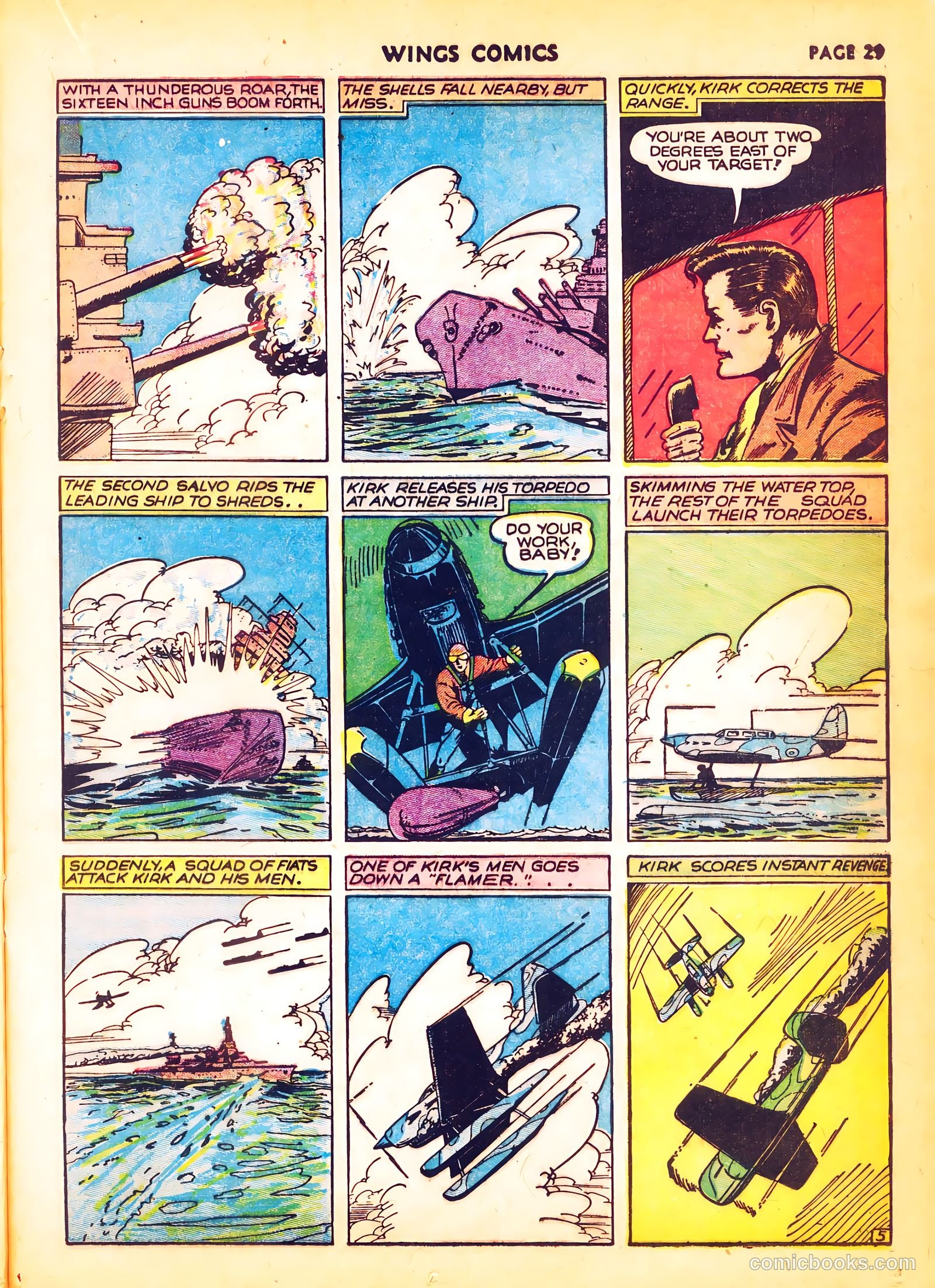 Wings Comics #4 (1940) — page 31 of 68