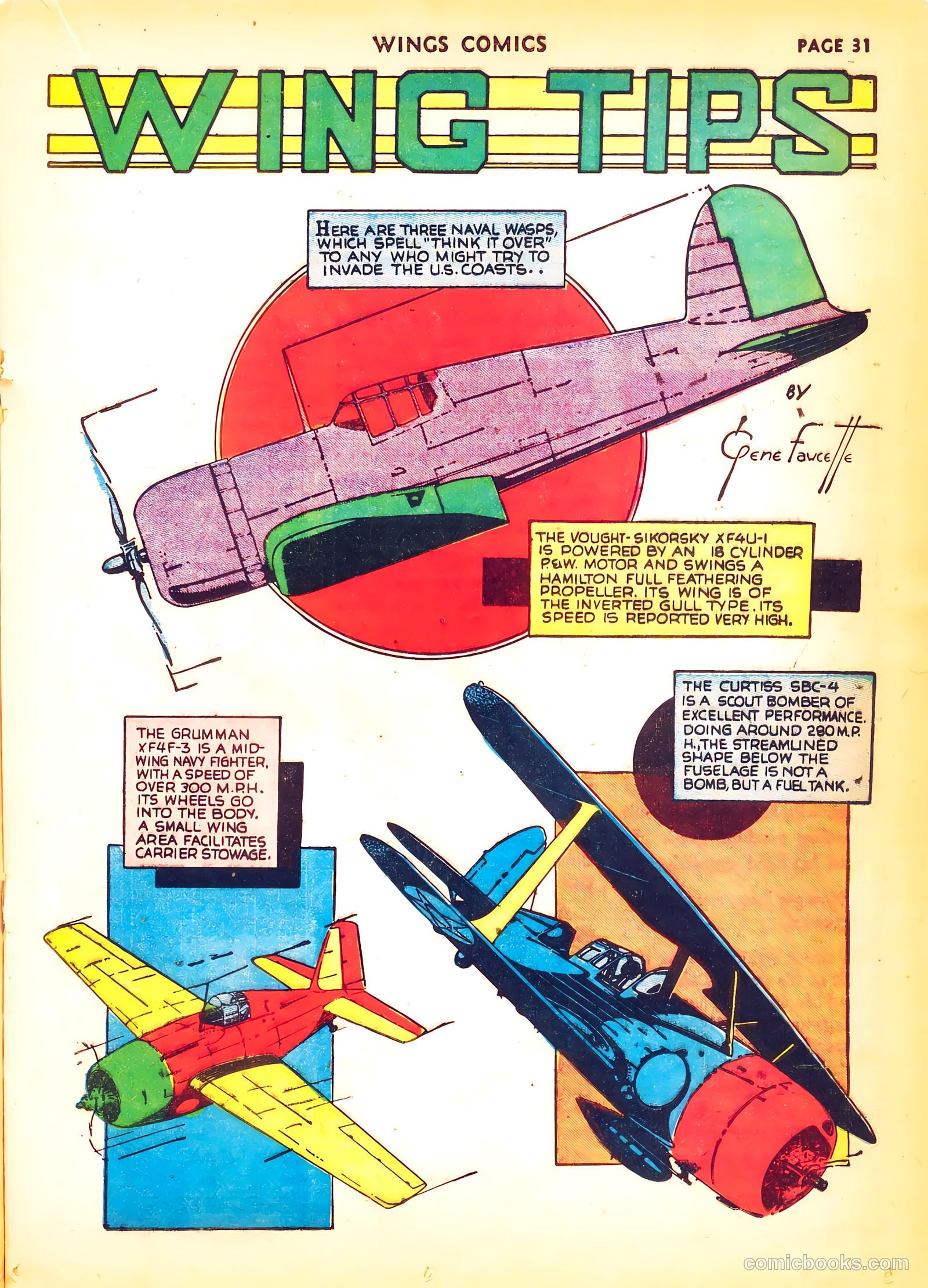 Wings Comics #4 (1940) — page 33 of 68