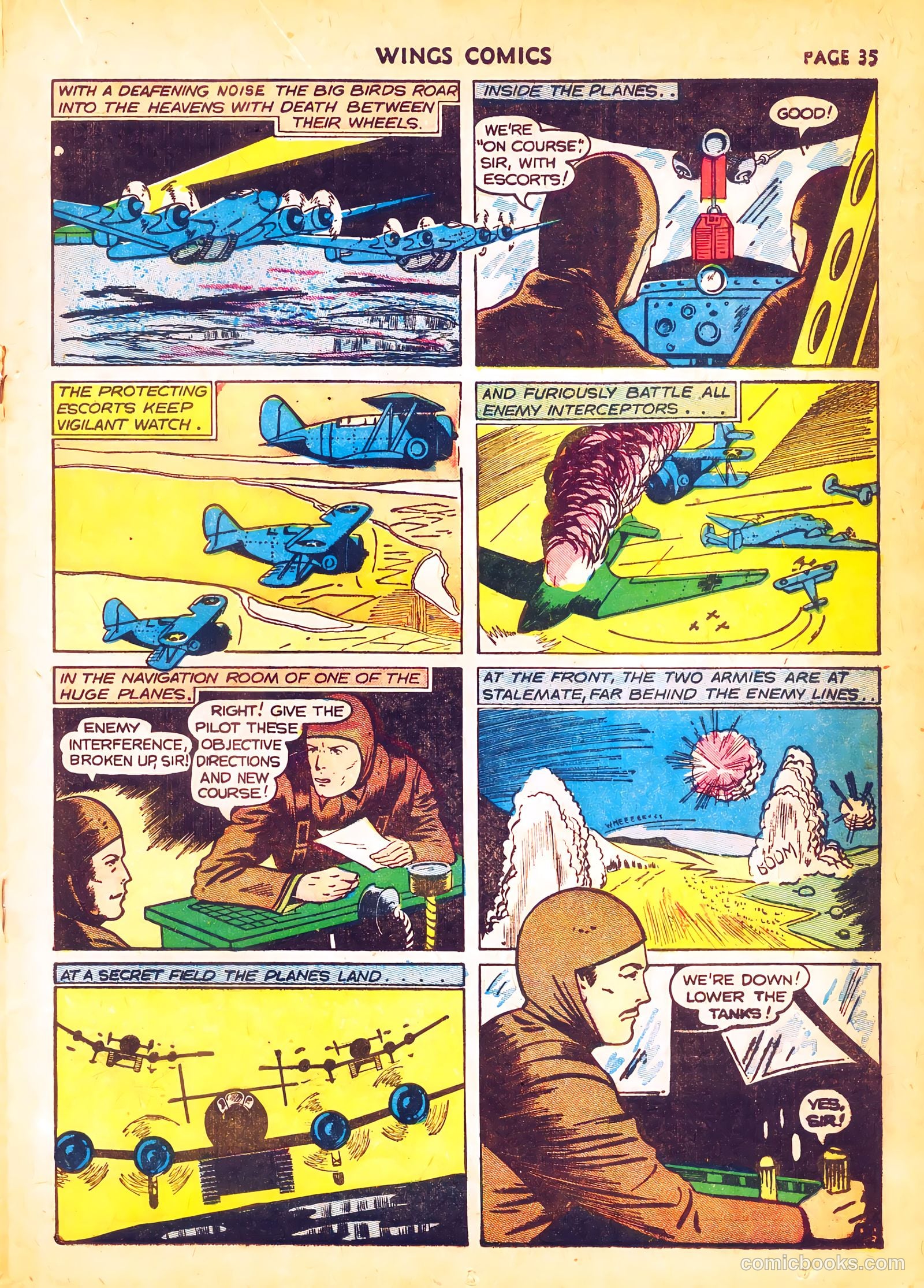 Wings Comics #4 (1940) — page 37 of 68