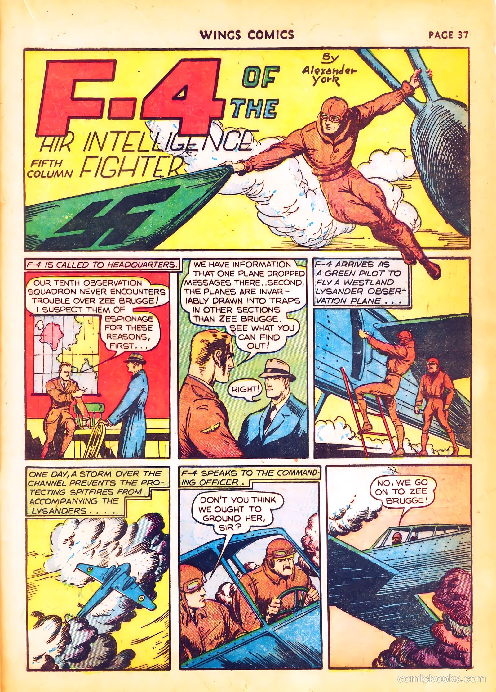 Wings Comics #4 (1940) — page 39 of 68