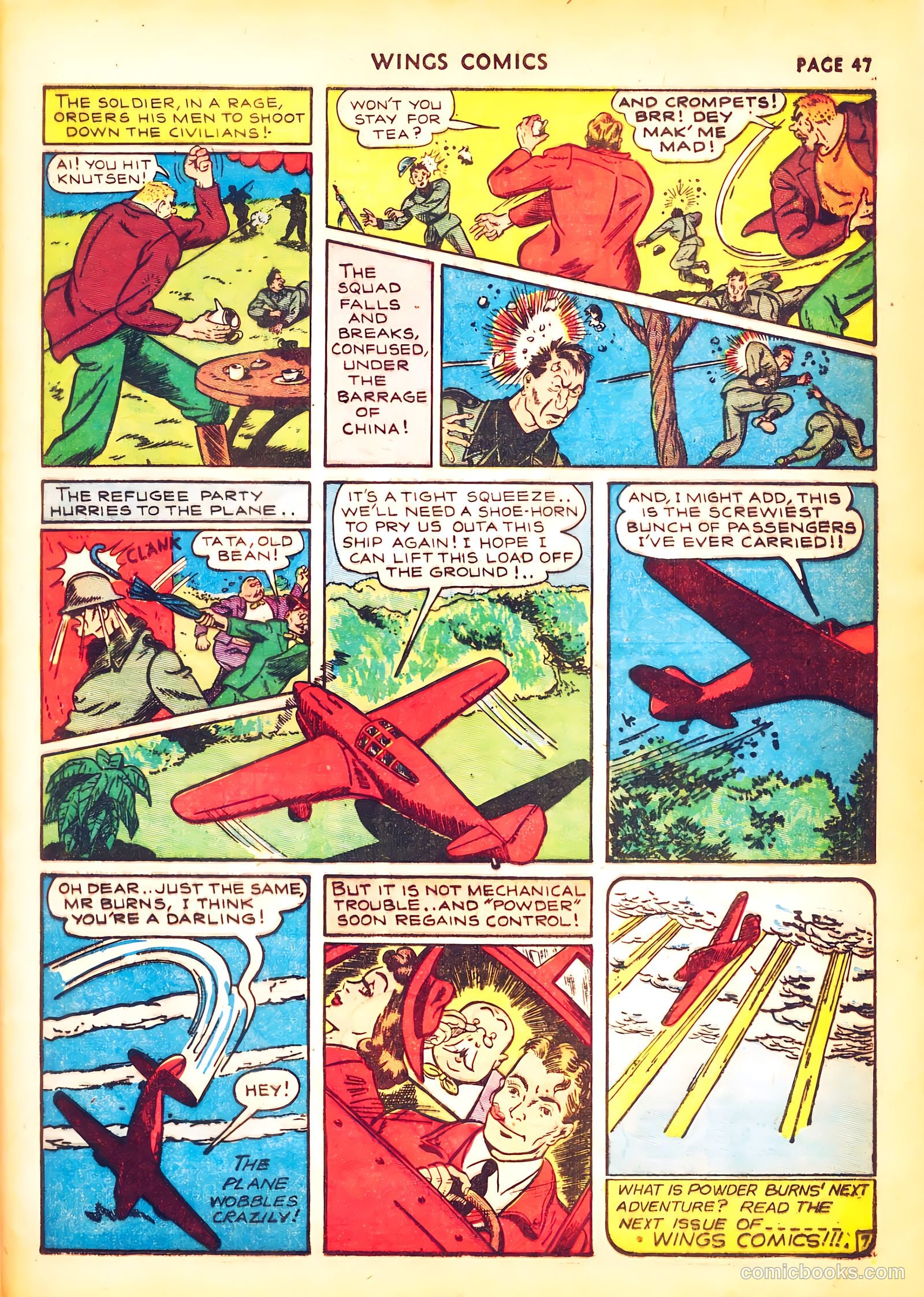 Wings Comics #4 (1940) — page 49 of 68