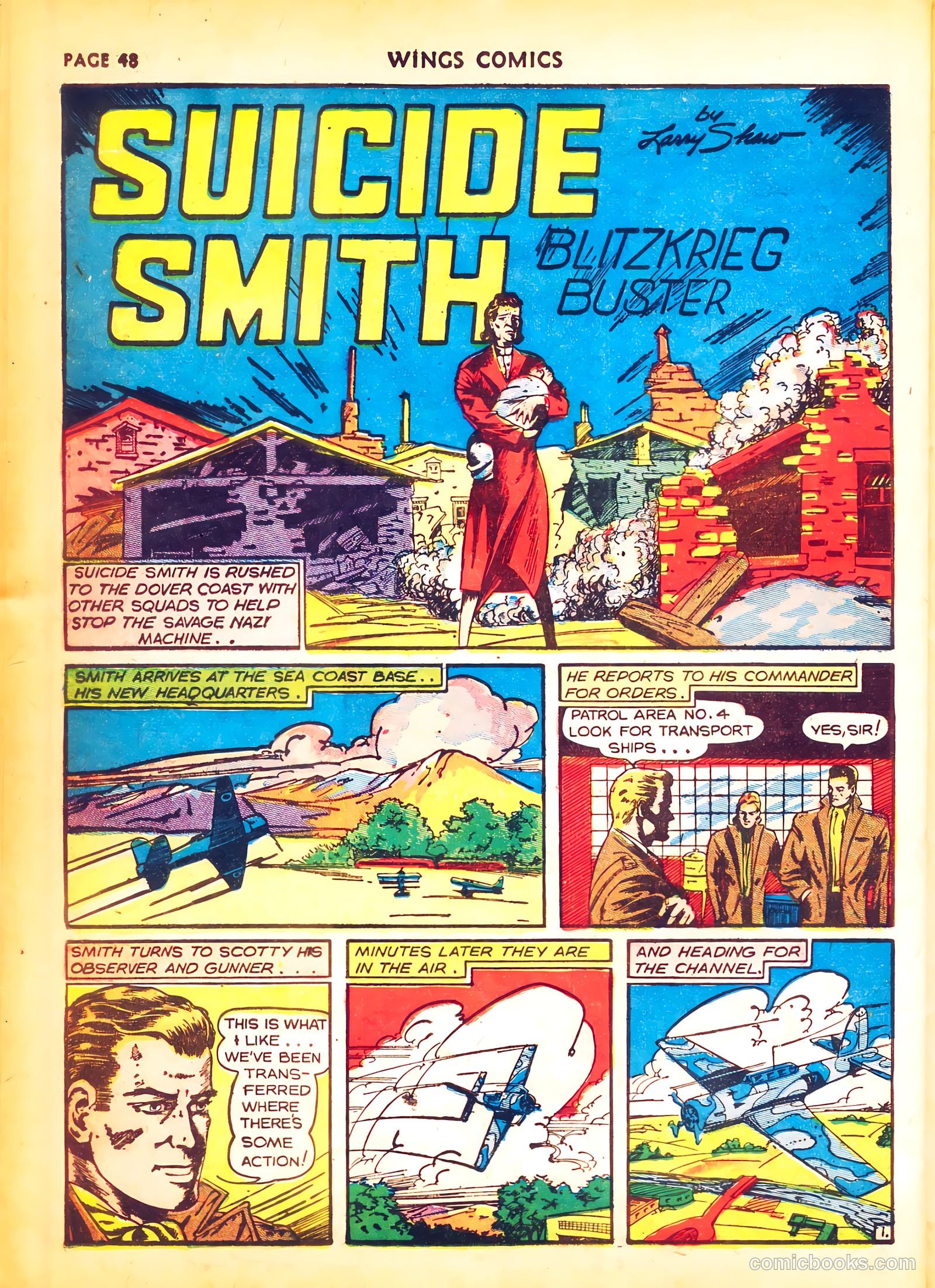 Wings Comics #4 (1940) — page 50 of 68