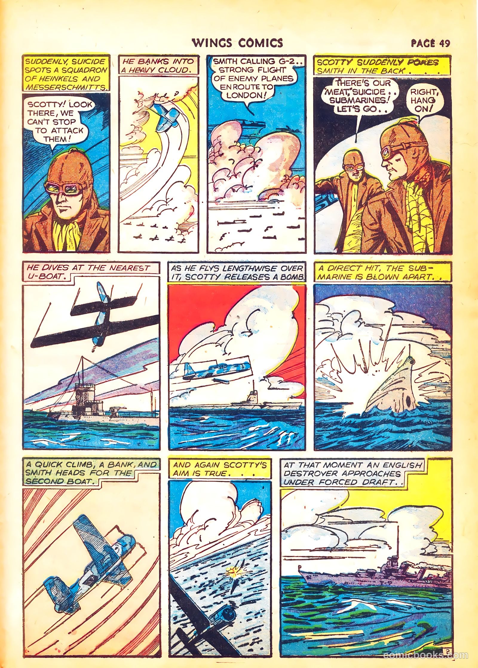 Wings Comics #4 (1940) — page 51 of 68