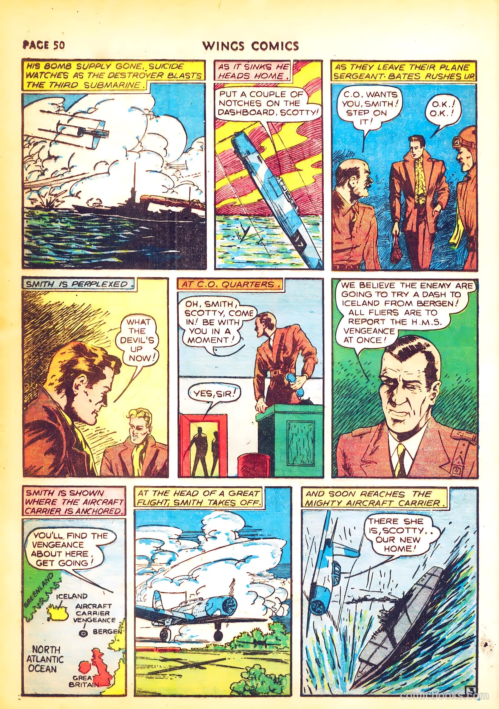 Wings Comics #4 (1940) — page 52 of 68