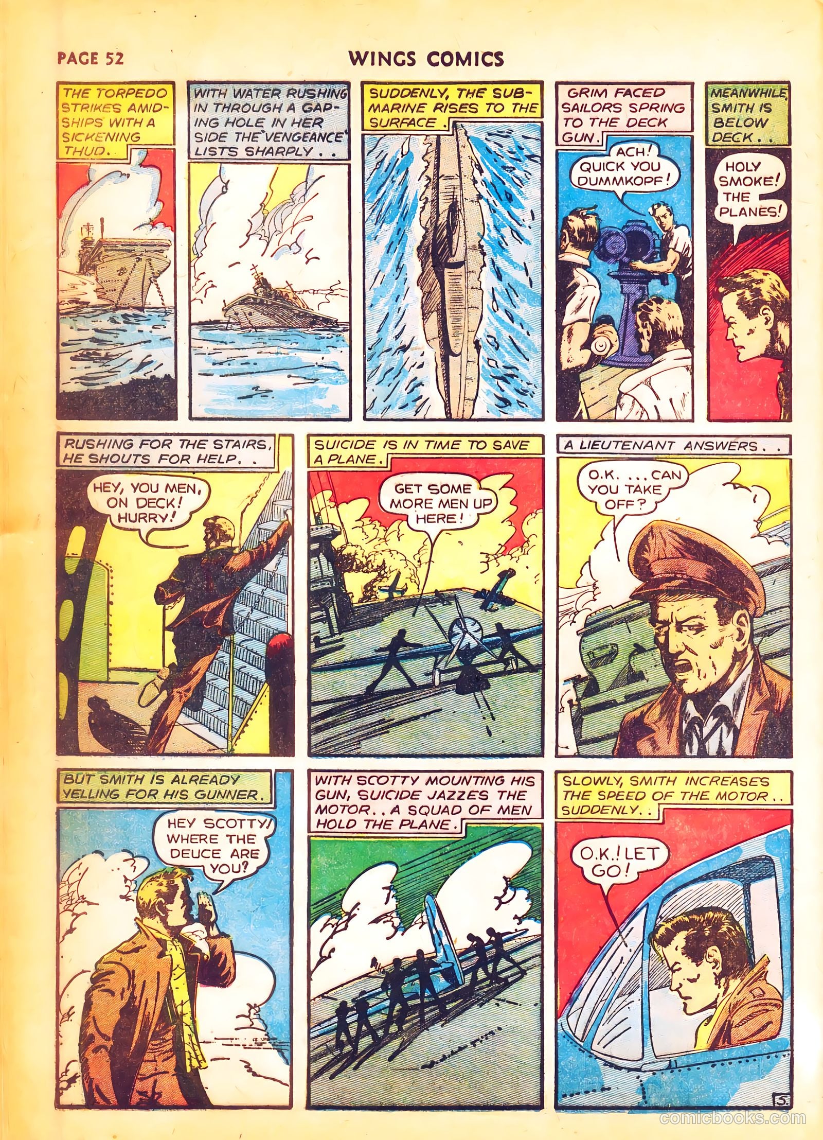 Wings Comics #4 (1940) — page 54 of 68