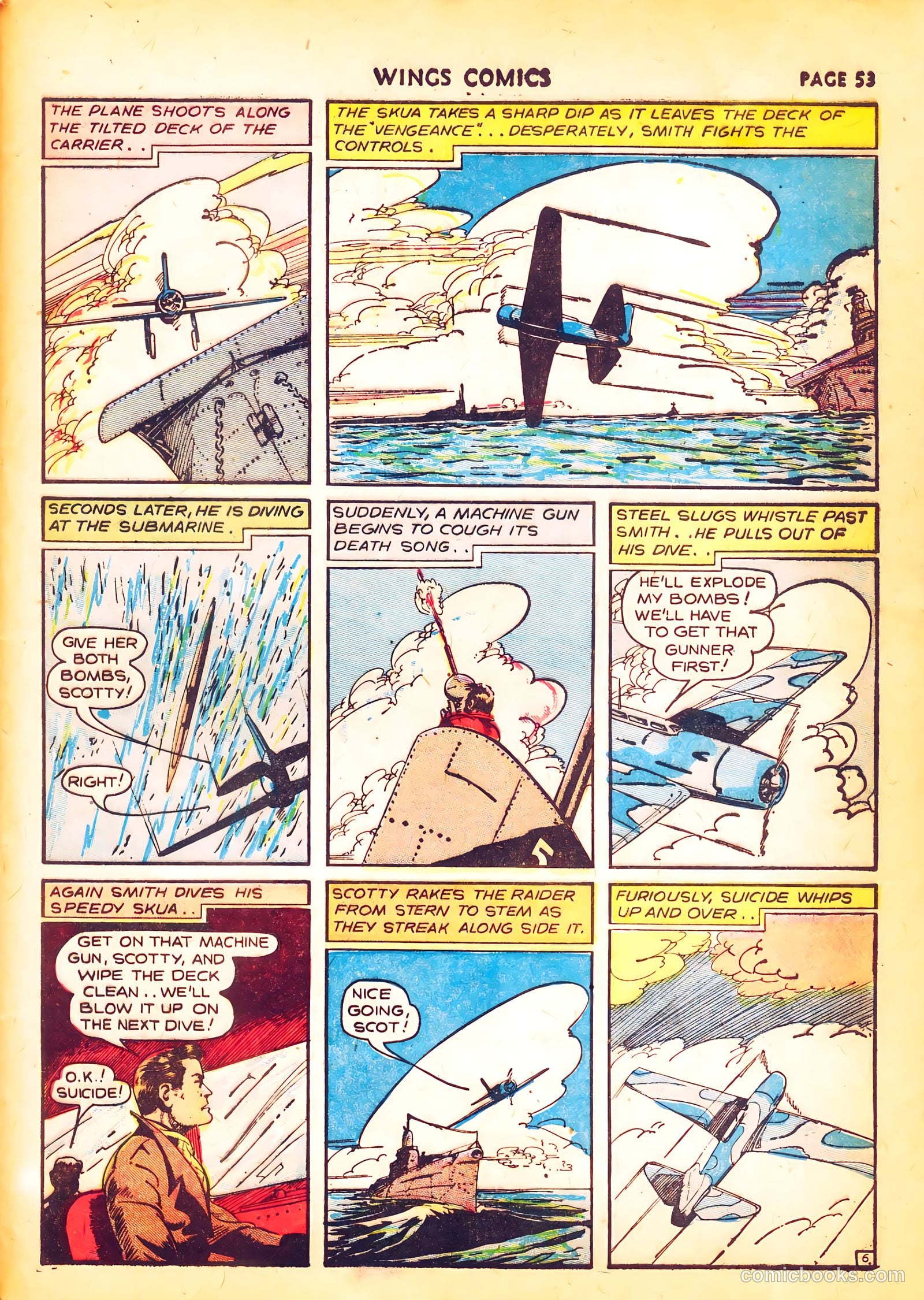 Wings Comics #4 (1940) — page 55 of 68
