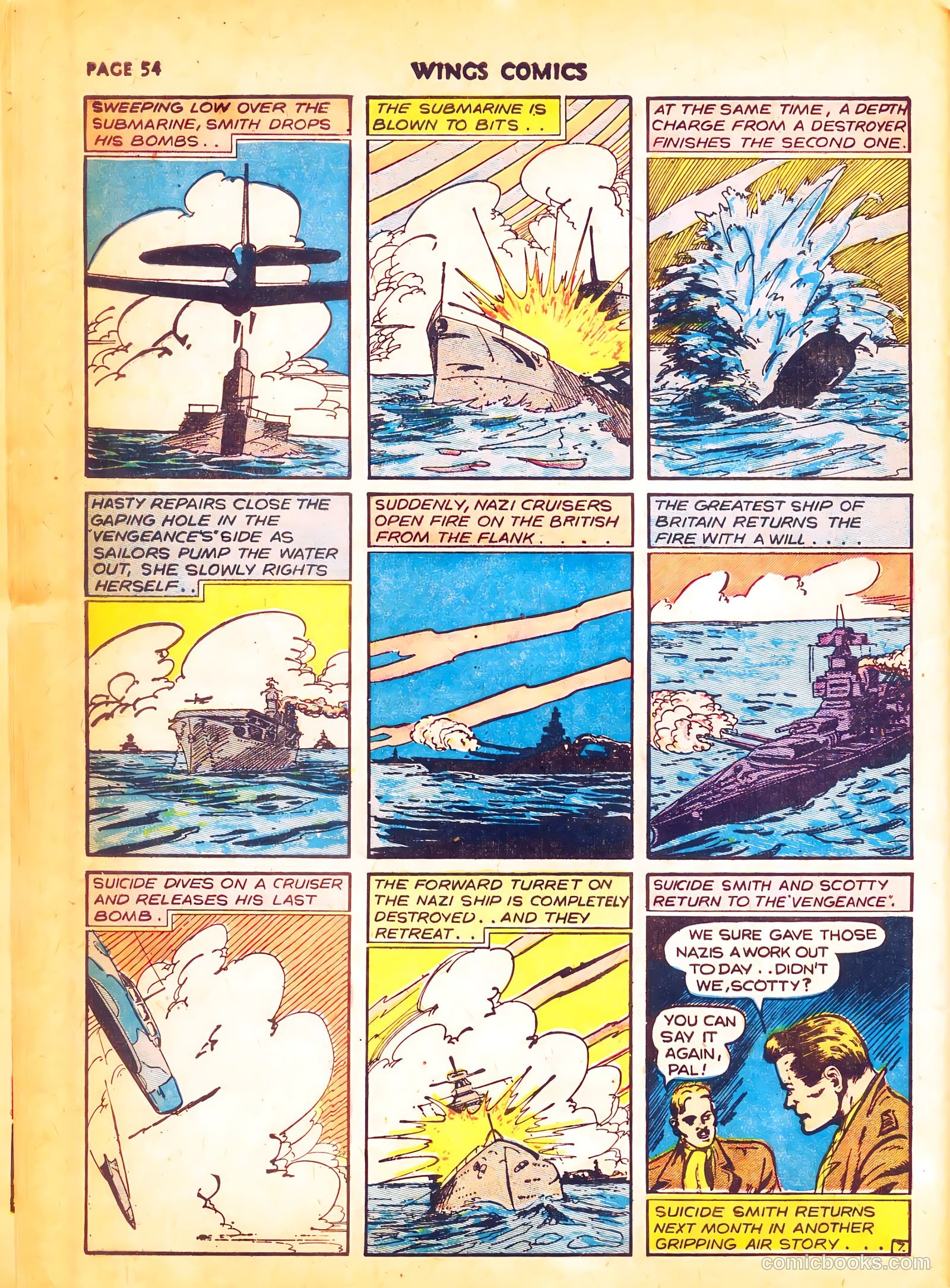 Wings Comics #4 (1940) — page 56 of 68