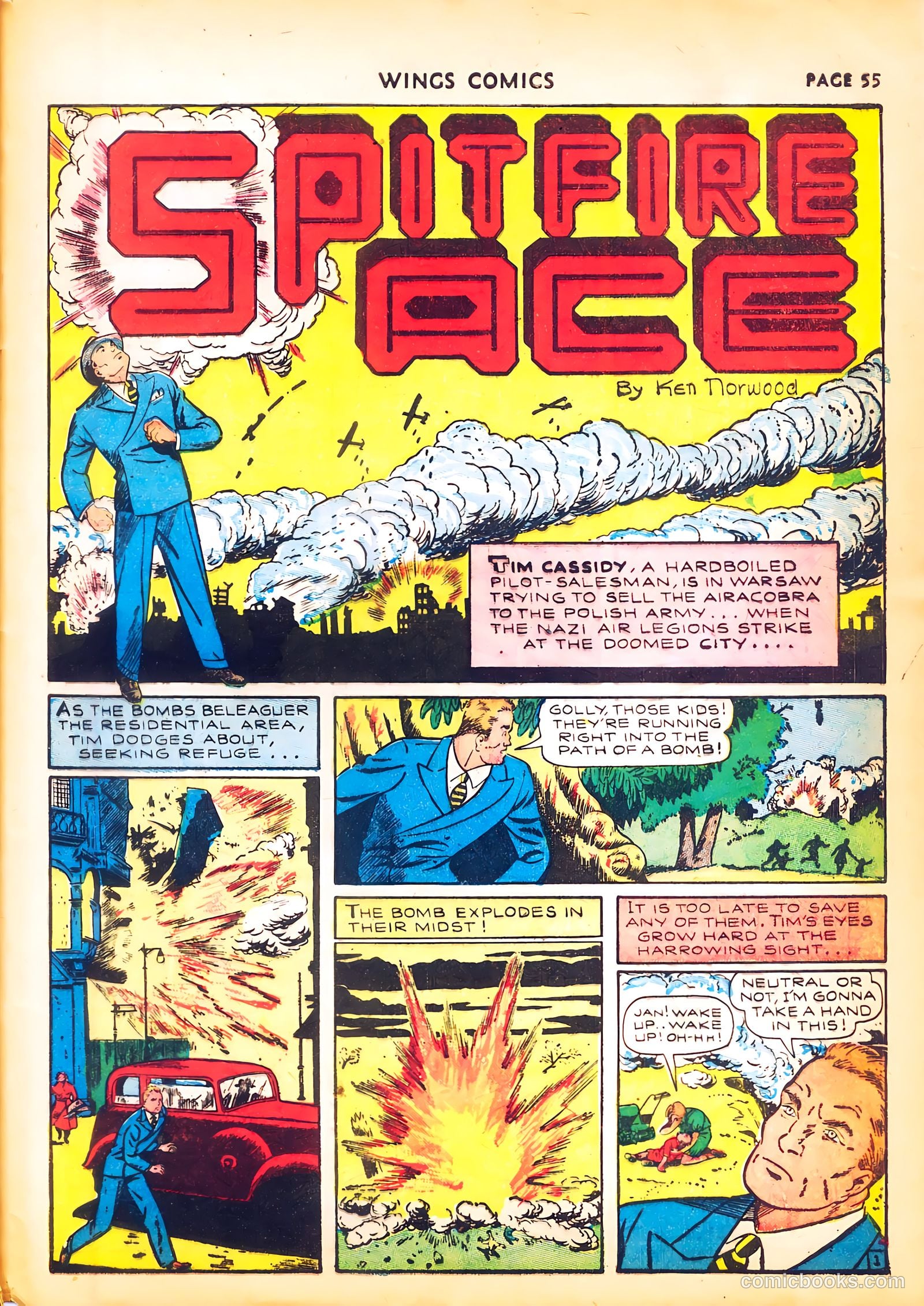 Wings Comics #4 (1940) — page 57 of 68