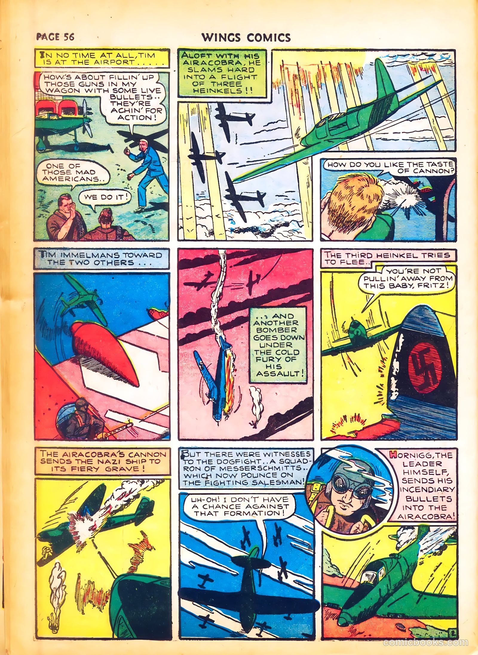 Wings Comics #4 (1940) — page 58 of 68