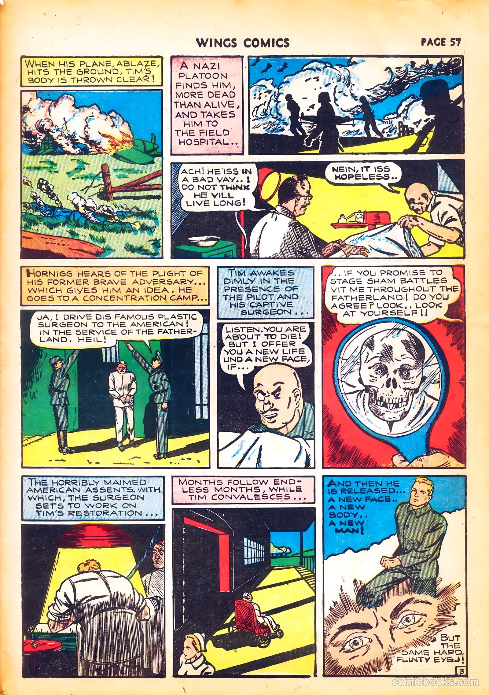 Wings Comics #4 (1940) — page 59 of 68