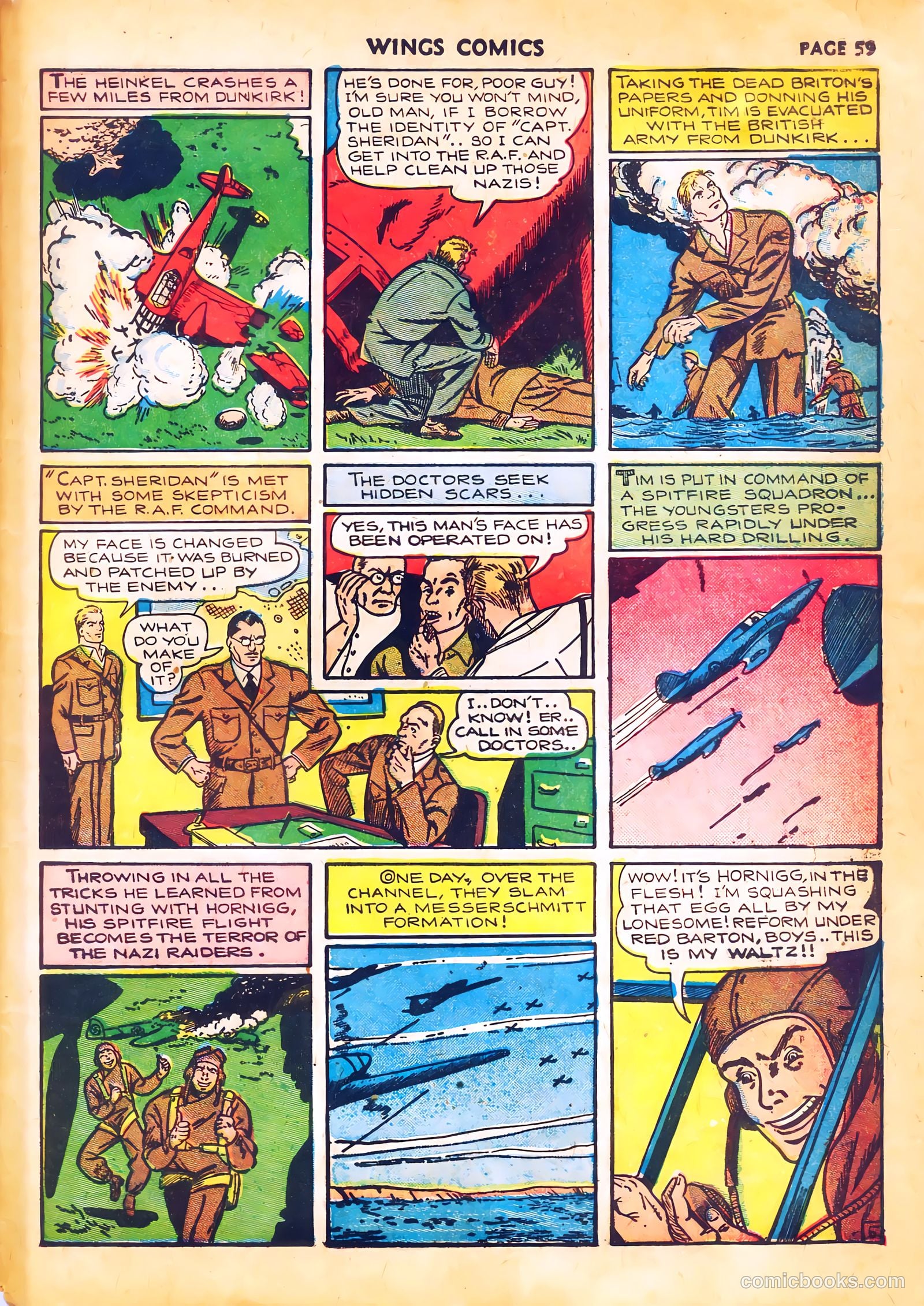 Wings Comics #4 (1940) — page 61 of 68