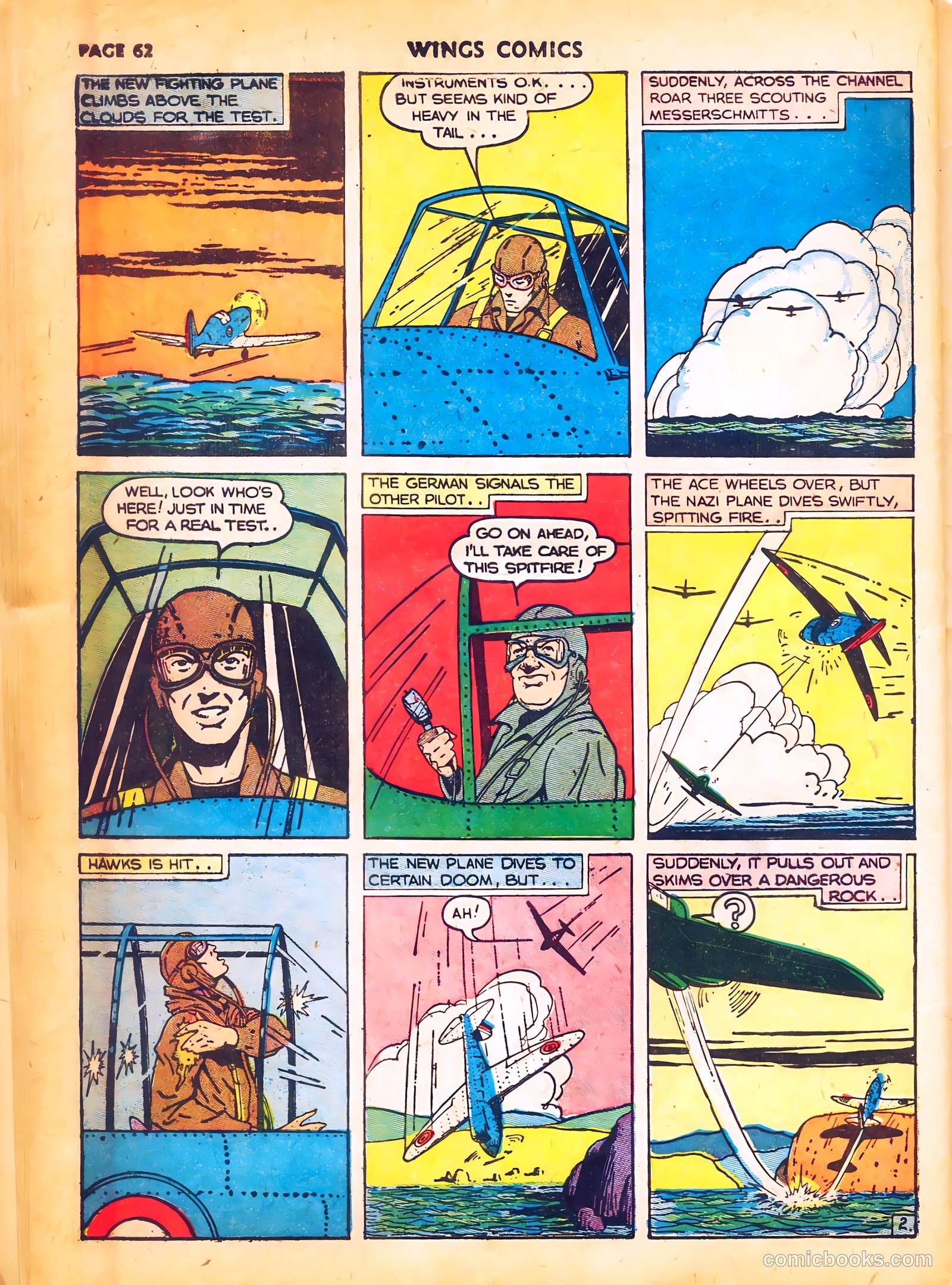 Wings Comics #4 (1940) — page 64 of 68