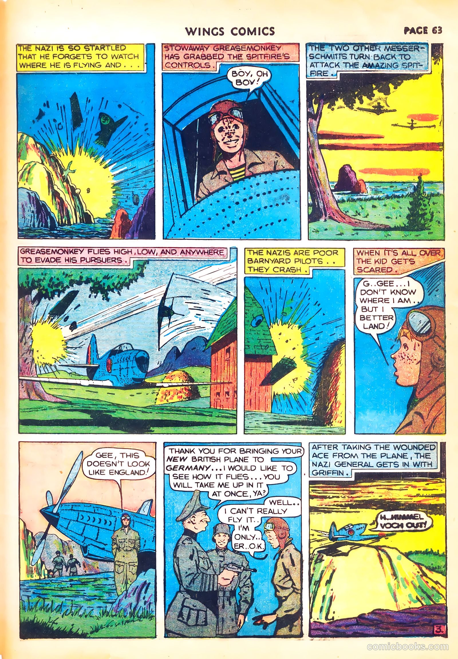 Wings Comics #4 (1940) — page 65 of 68
