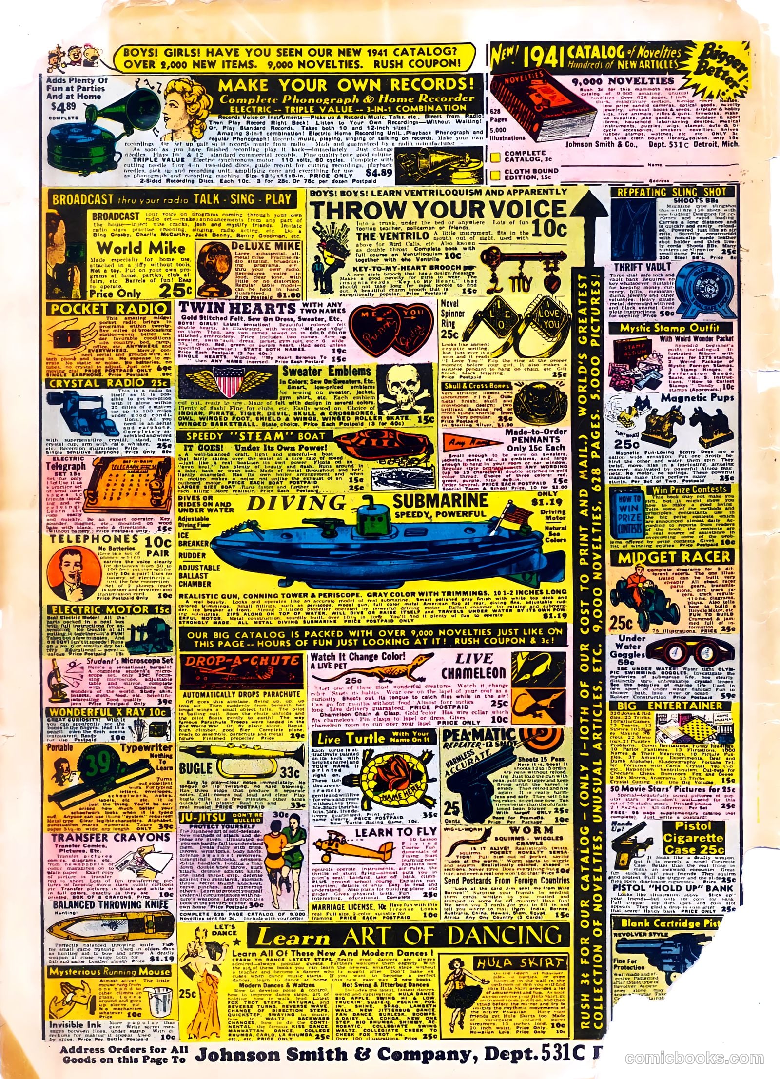 Wings Comics #4 (1940) — page 68 of 68