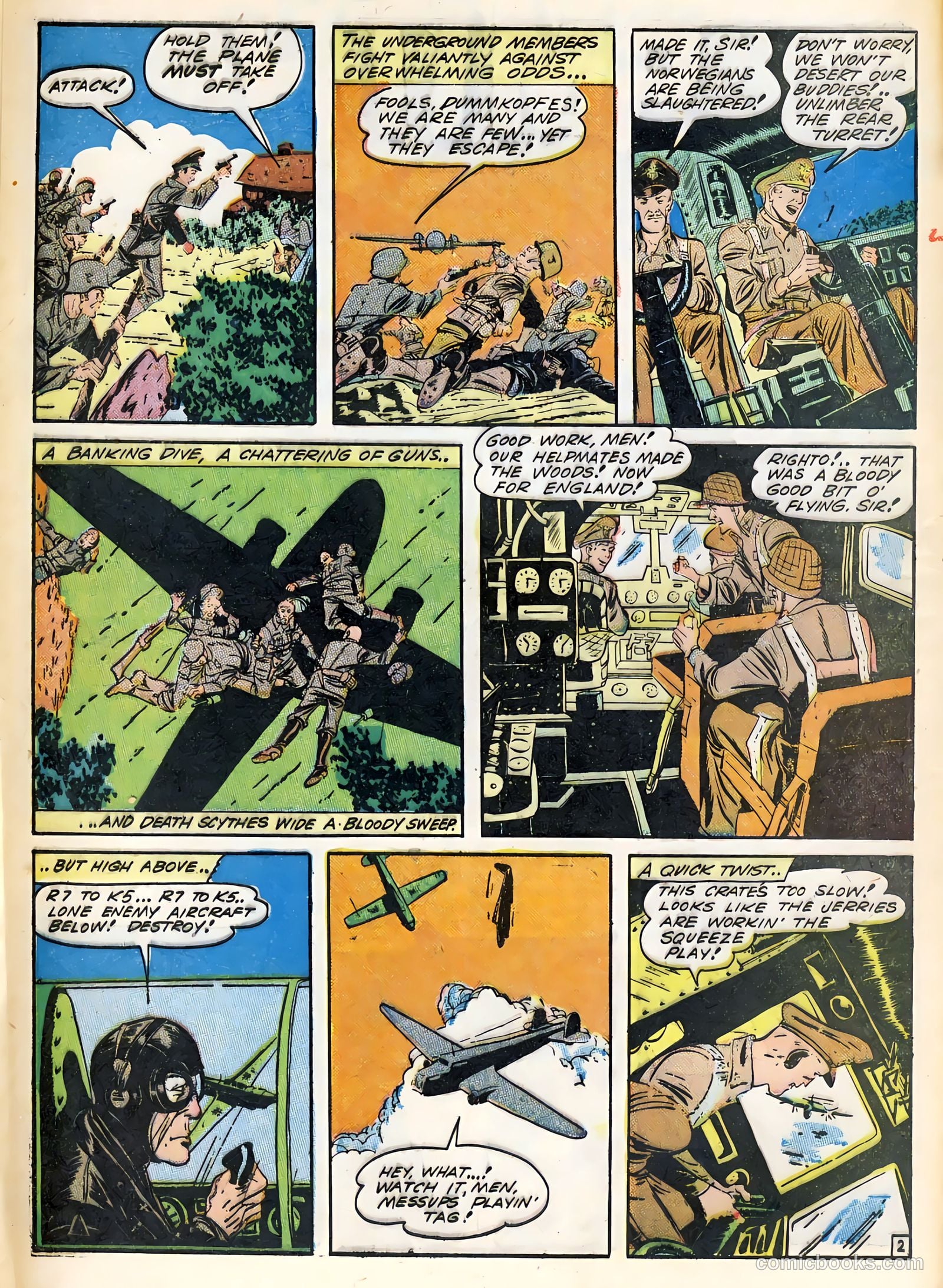 Wings Comics #40 (1943) — page 14 of 60