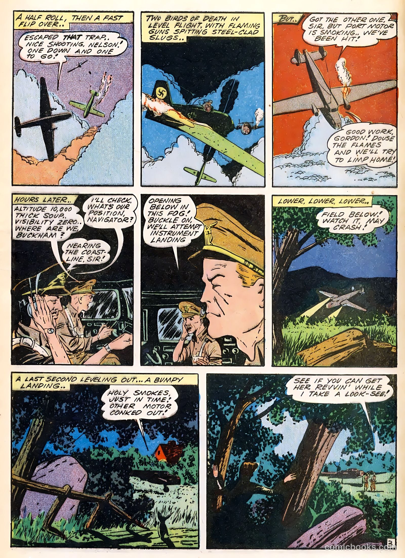 Wings Comics #40 (1943) — page 15 of 60