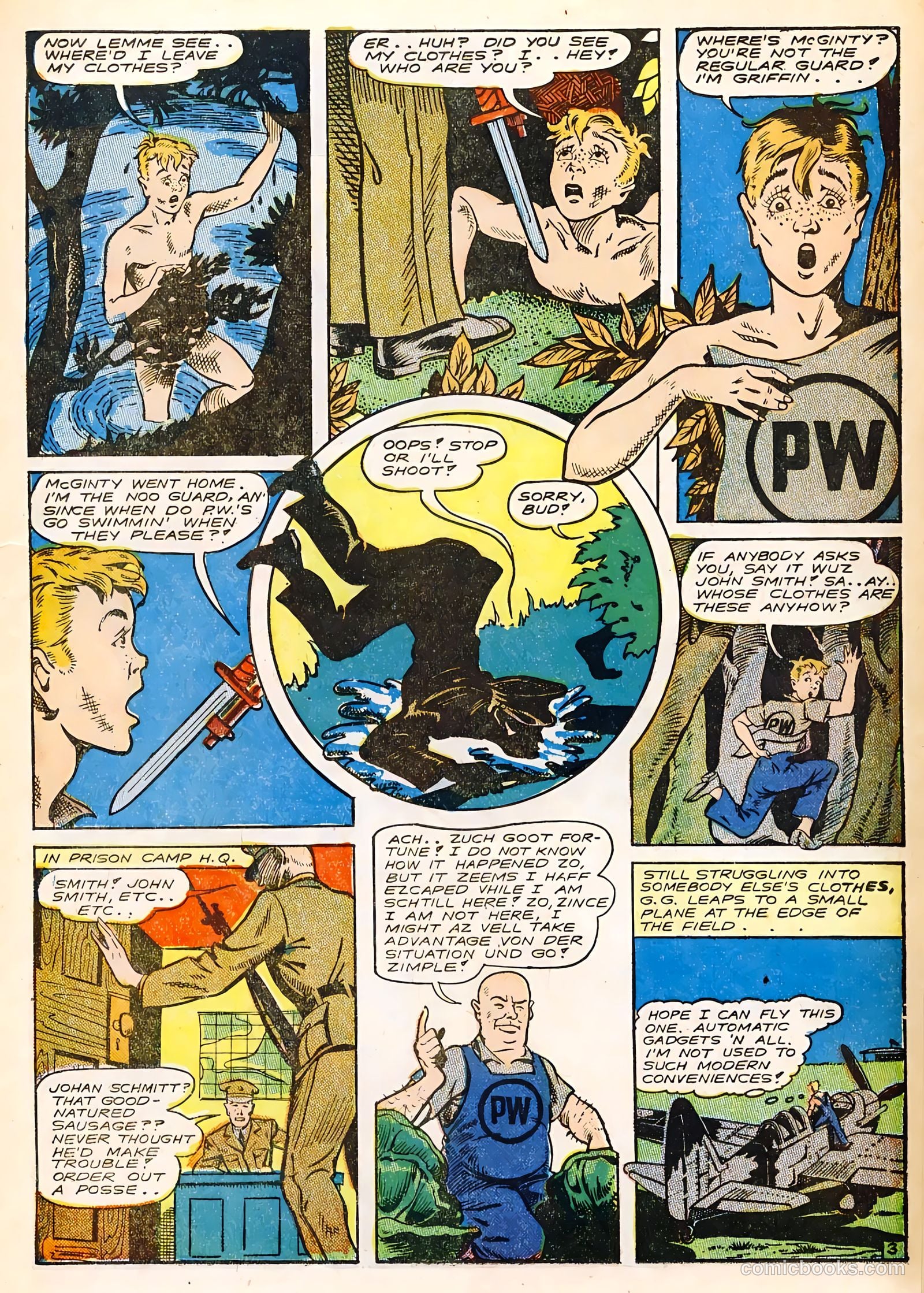 Wings Comics #40 (1943) — page 21 of 60