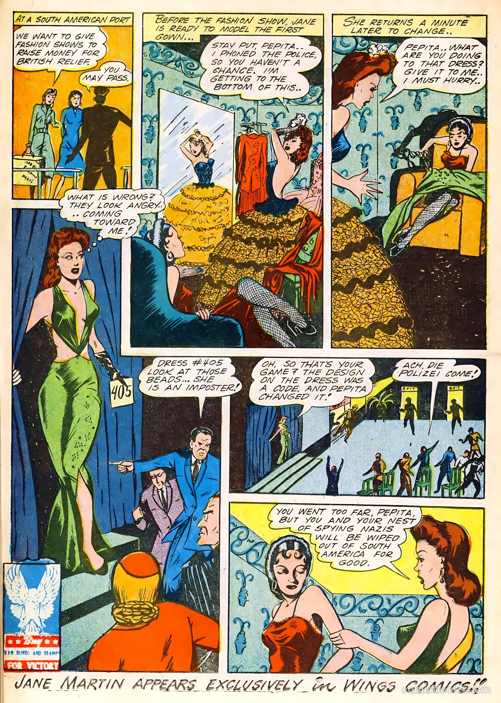 Wings Comics #40 (1943) — page 34 of 60