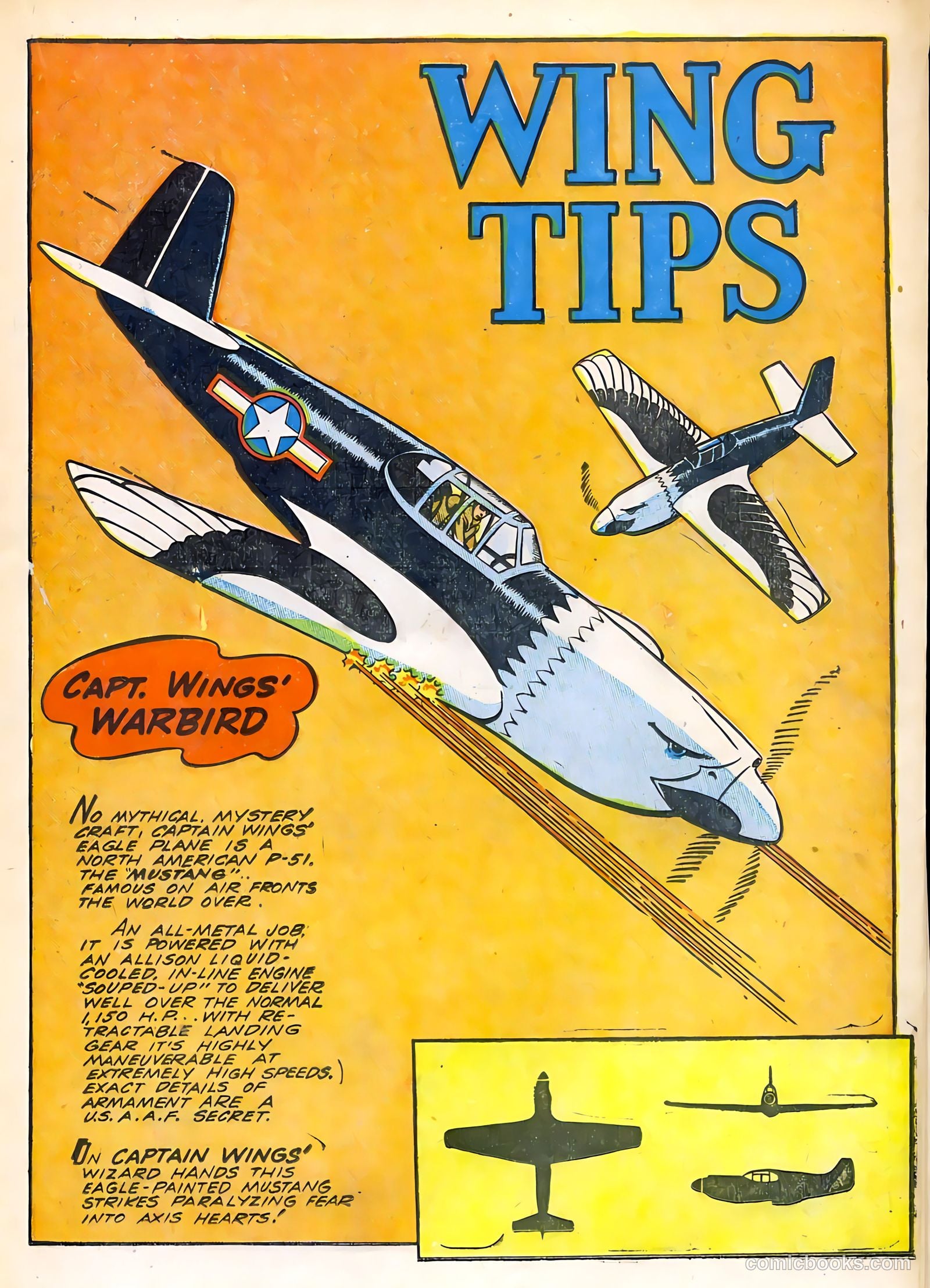 Wings Comics #40 (1943) — page 35 of 60