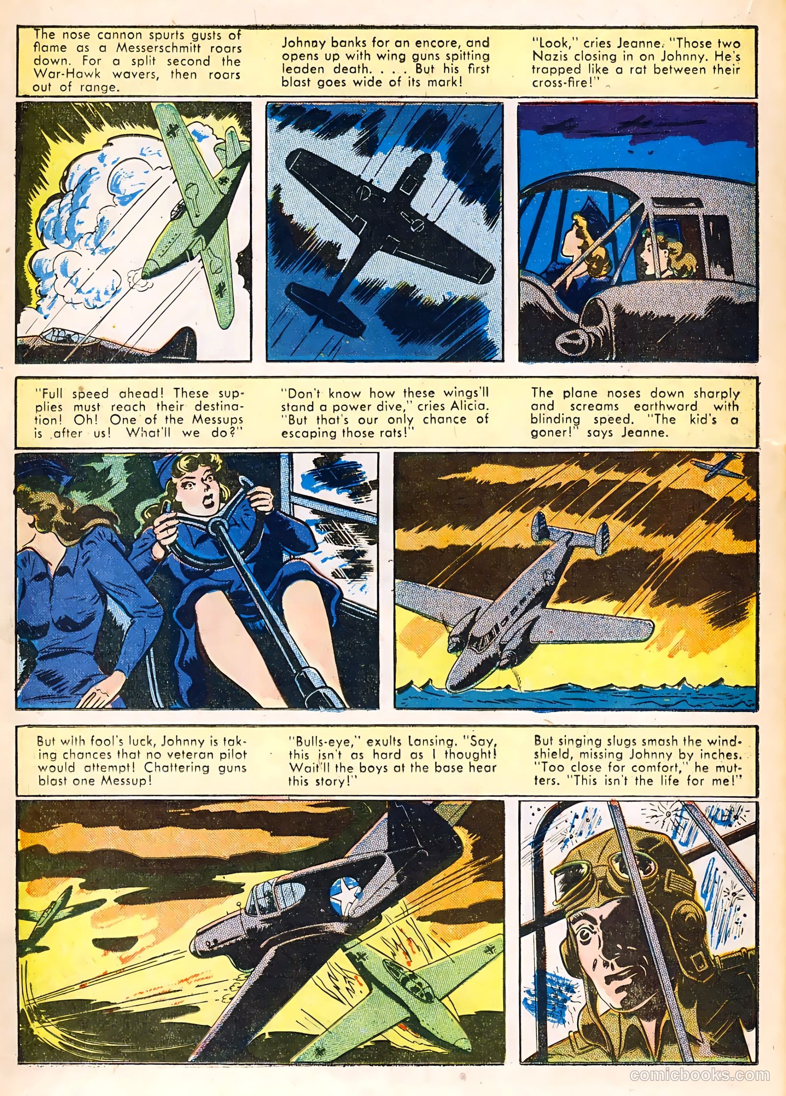Wings Comics #40 (1943) — page 40 of 60