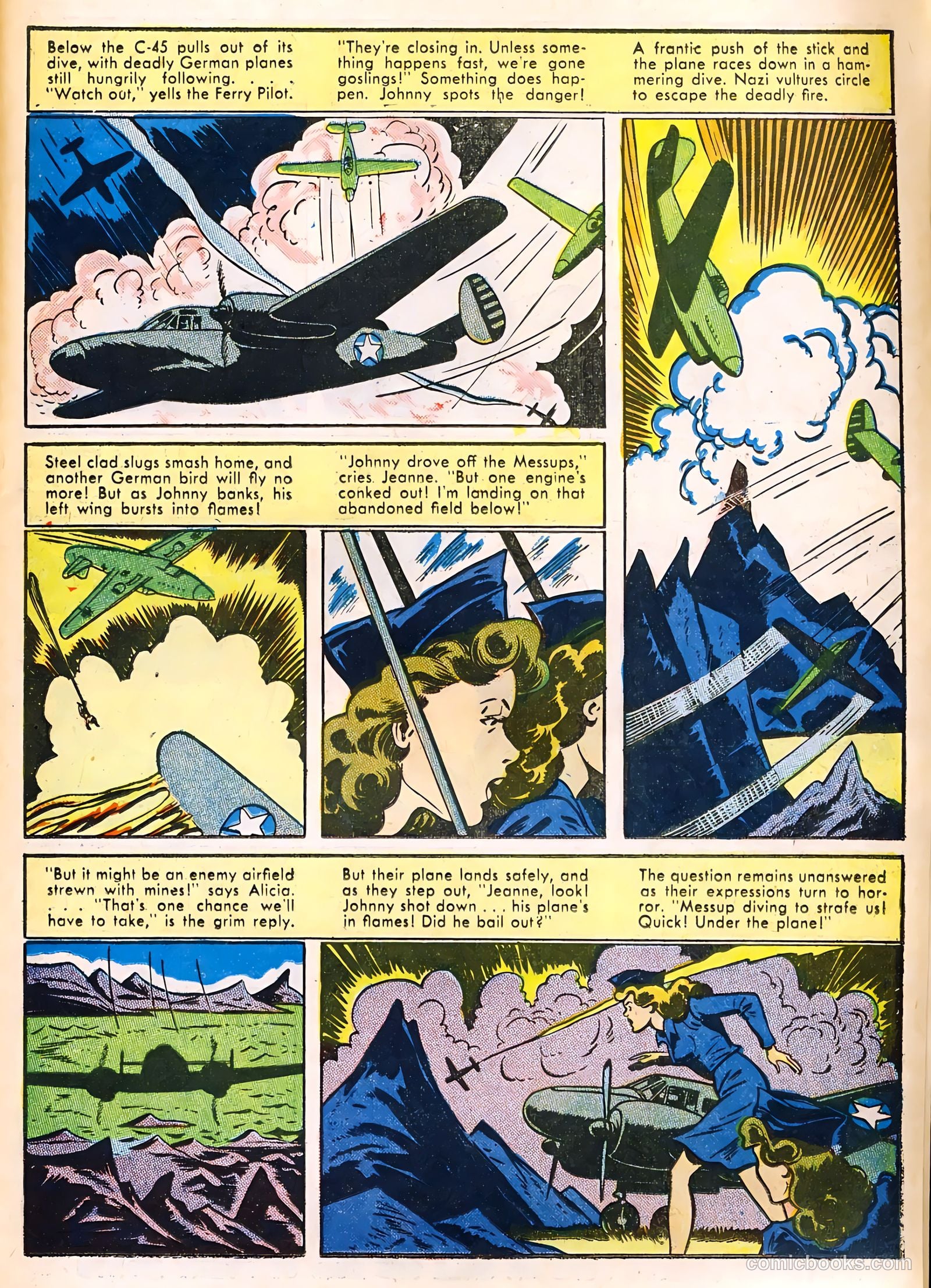 Wings Comics #40 (1943) — page 41 of 60