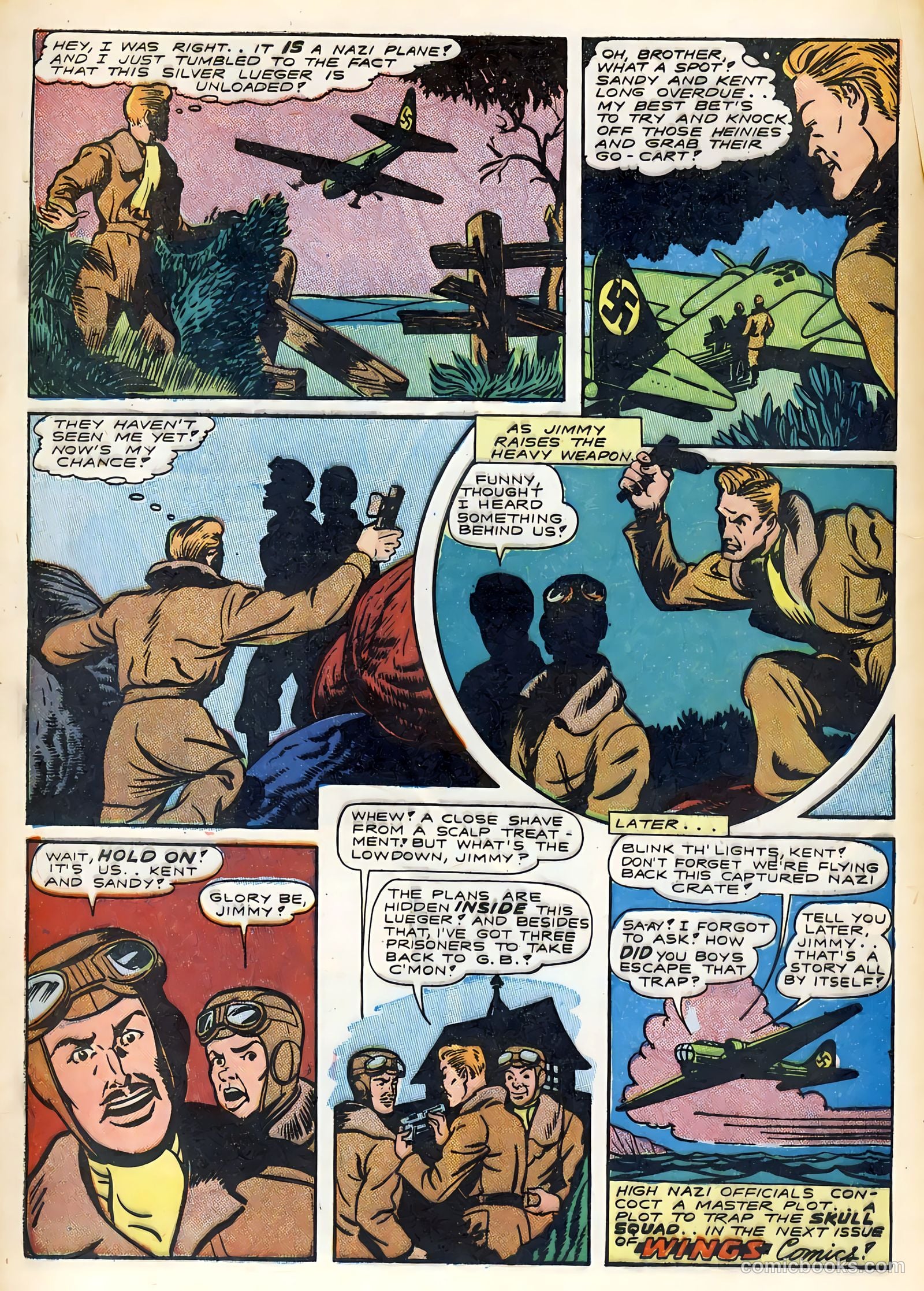 Wings Comics #40 (1943) — page 50 of 60