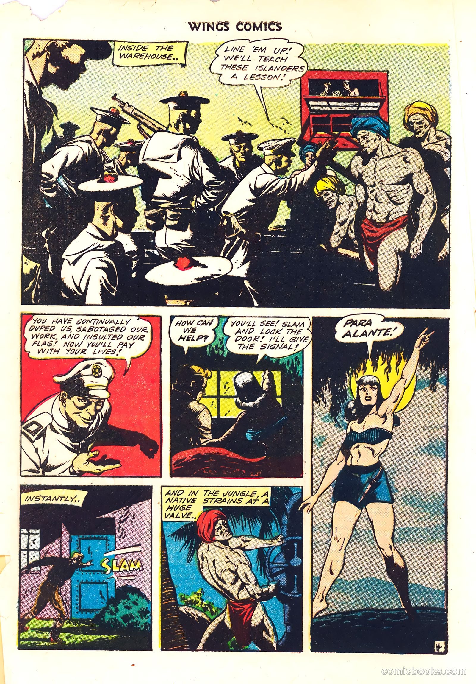 Wings Comics #41 (1944) — page 6 of 60