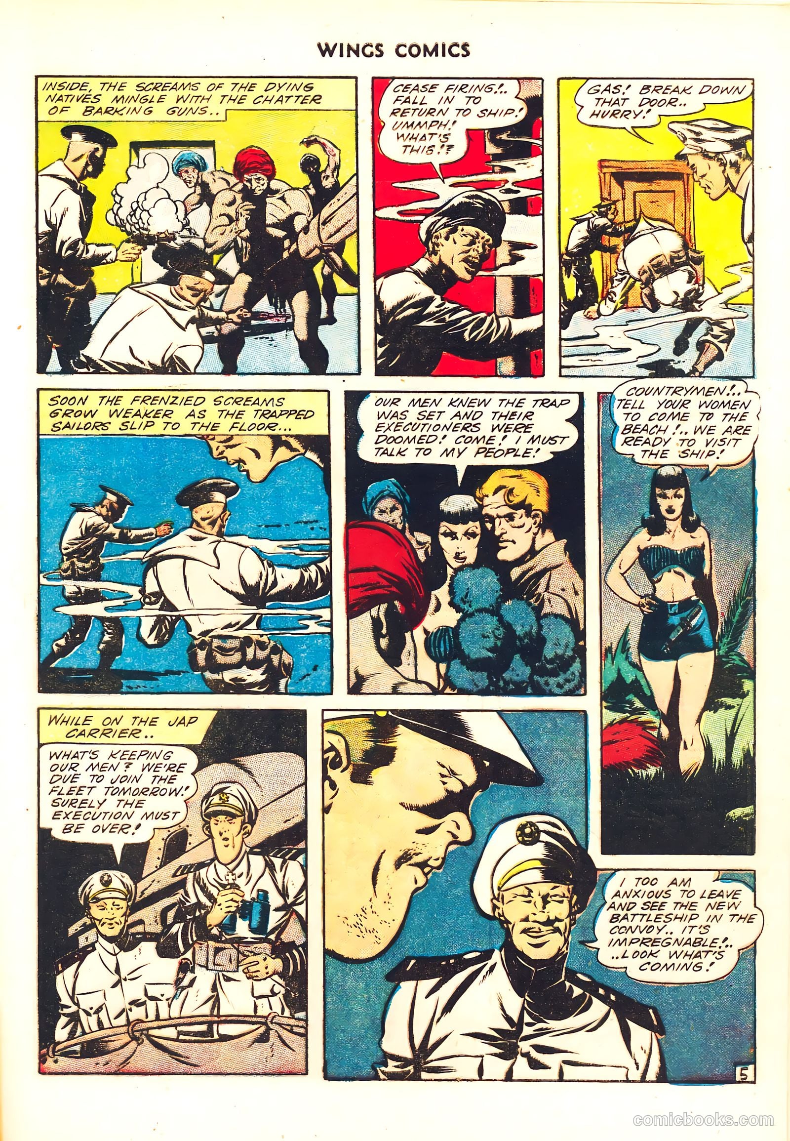 Wings Comics #41 (1944) — page 7 of 60
