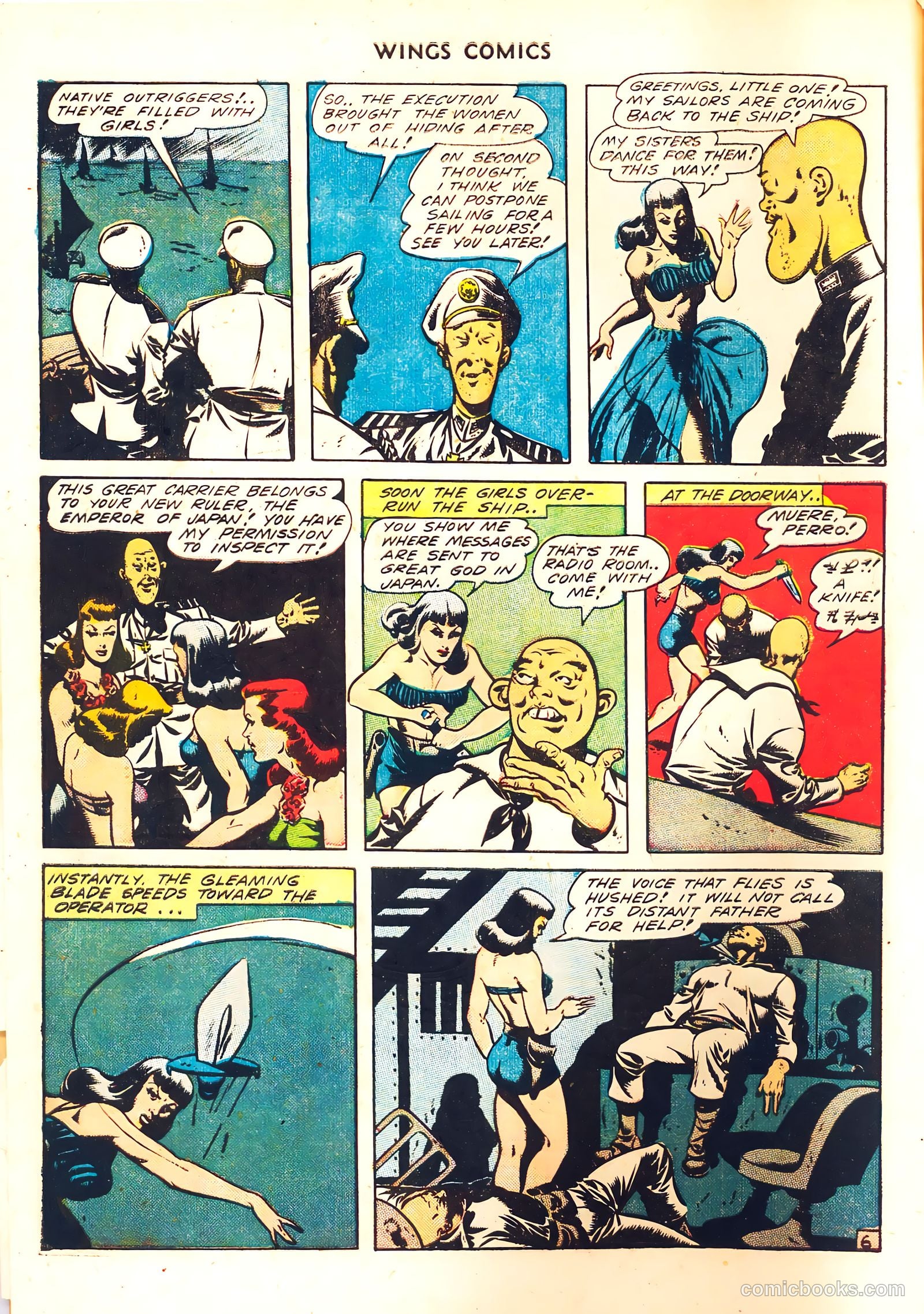 Wings Comics #41 (1944) — page 8 of 60