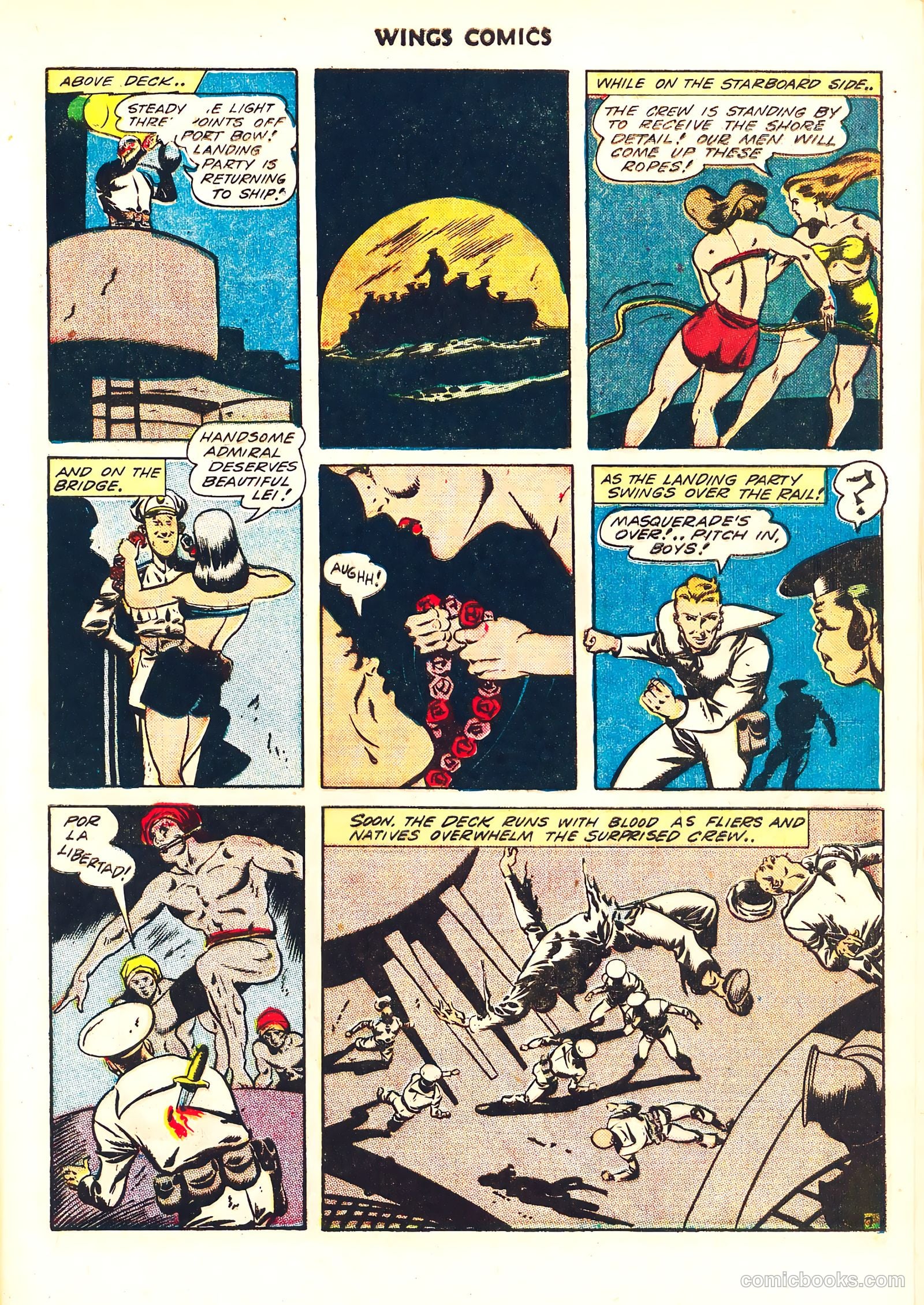 Wings Comics #41 (1944) — page 9 of 60